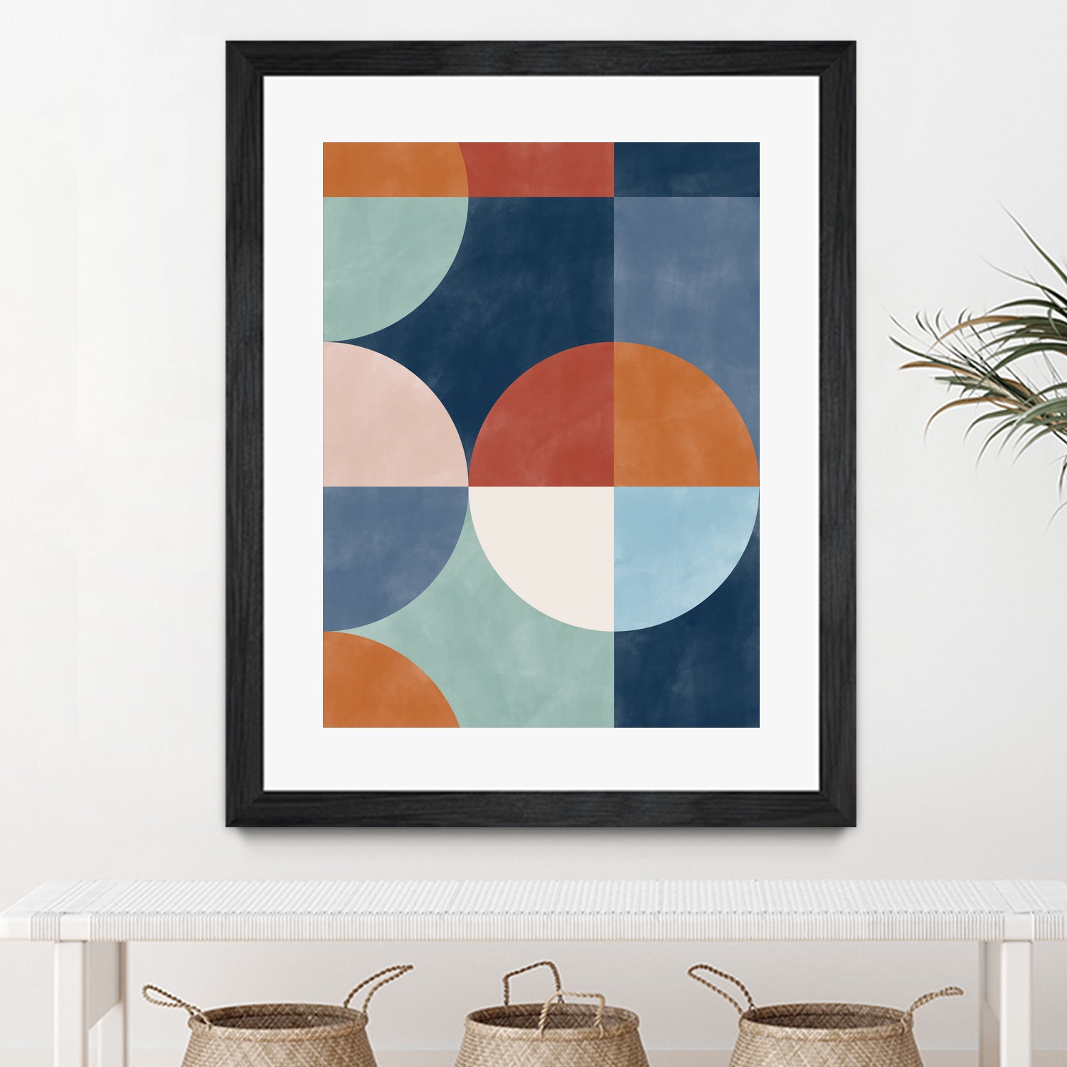 Geometric Shapes With Bold Circles by Elena Ristova on GIANT ART - abstract abstract