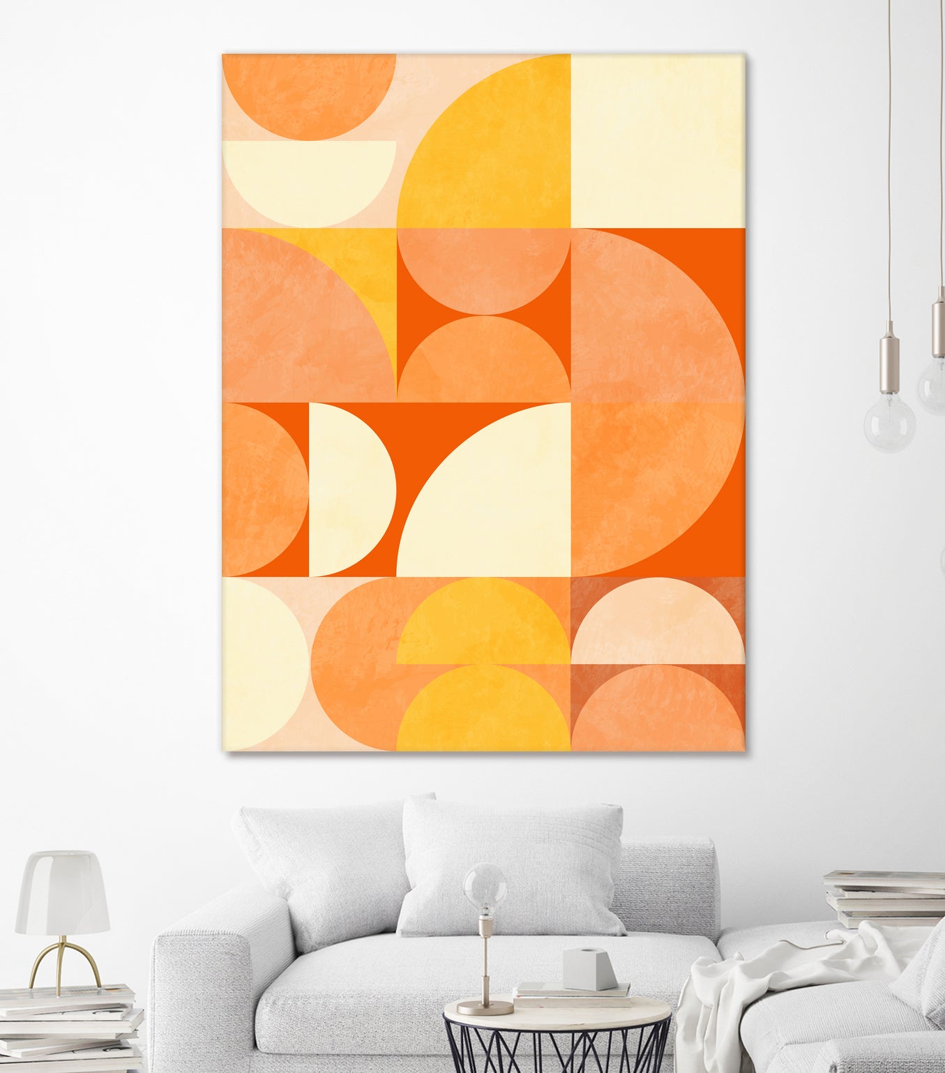 Spring Mid Rhapsody Orange 3 by Ana Rut Bre on GIANT ART - abstract abstract