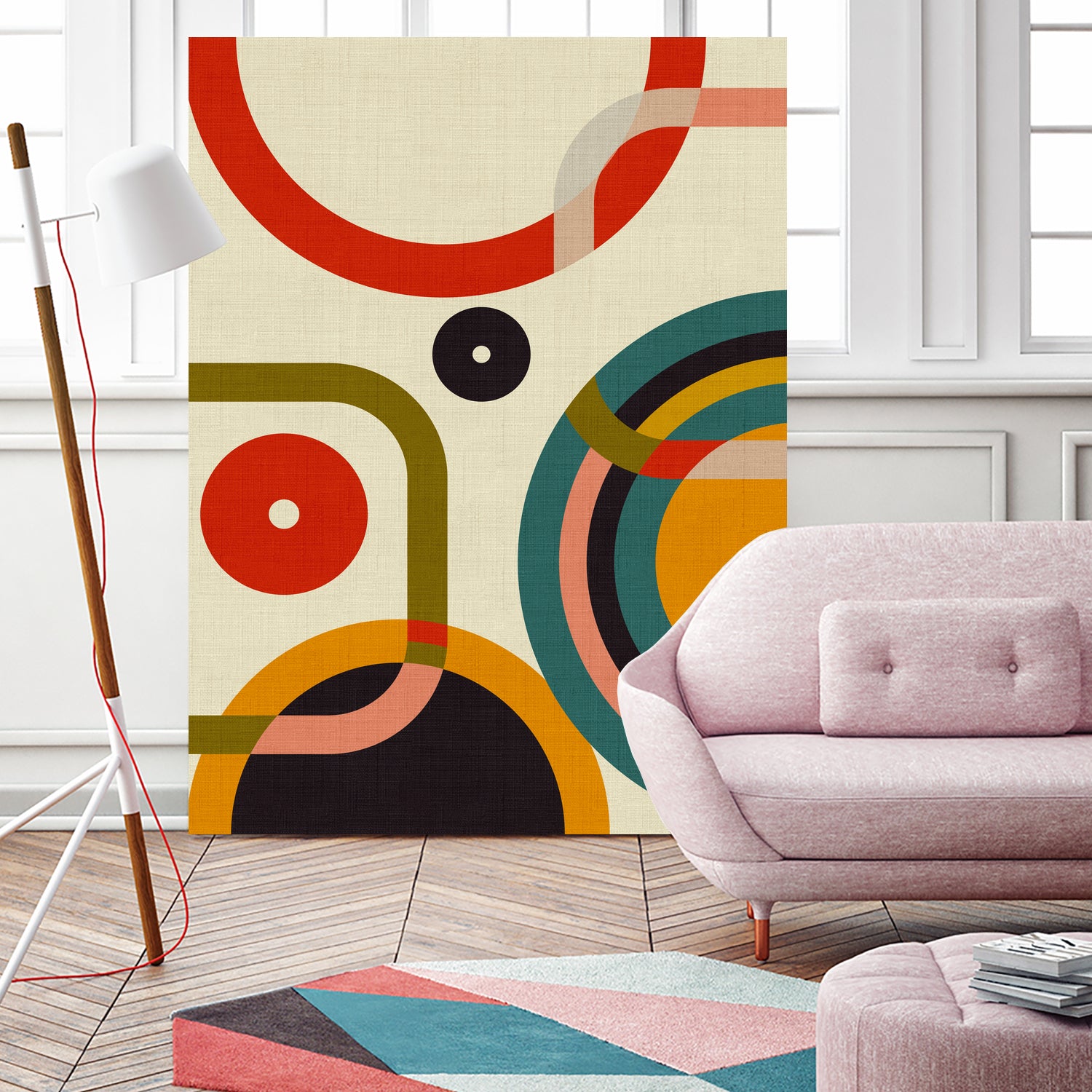 Mid Century Cirque by Ana Rut Bre on GIANT ART - abstract abstract