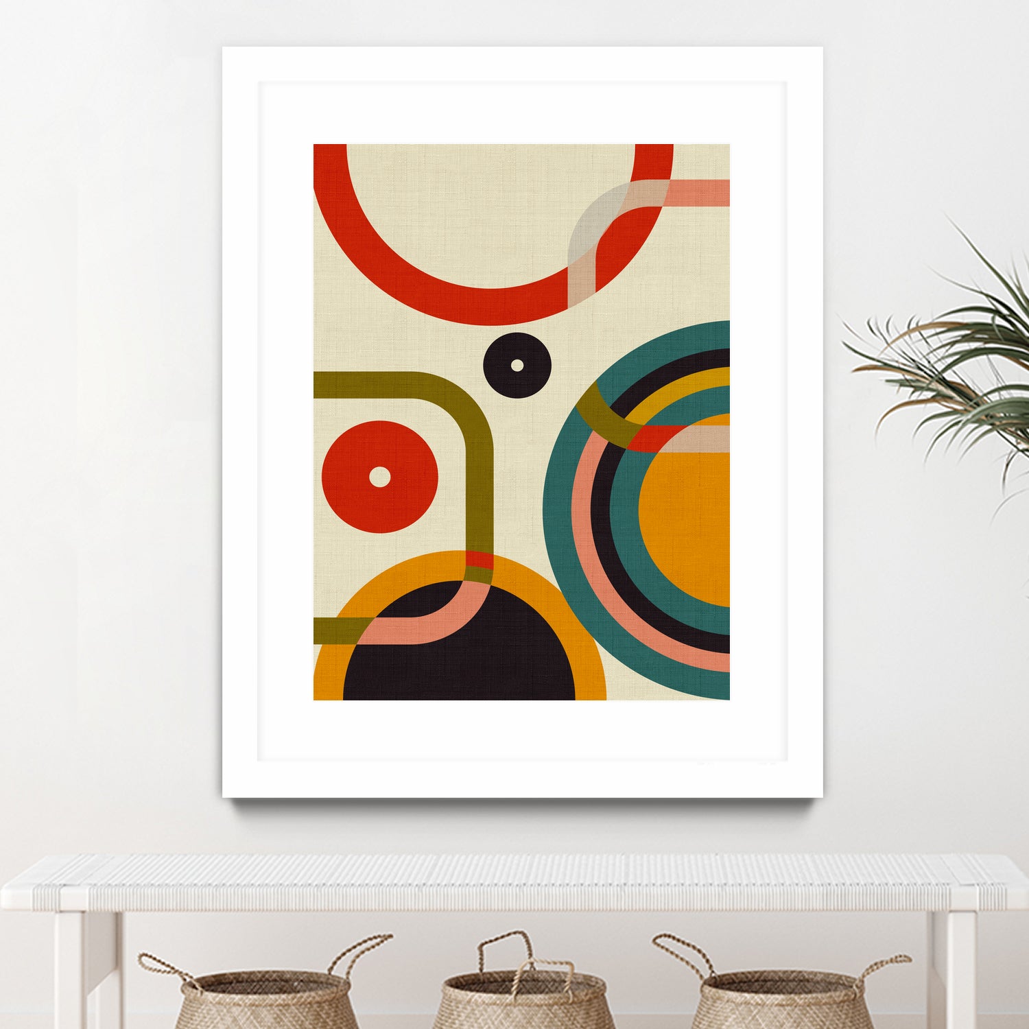 Mid Century Cirque by Ana Rut Bre on GIANT ART - abstract abstract