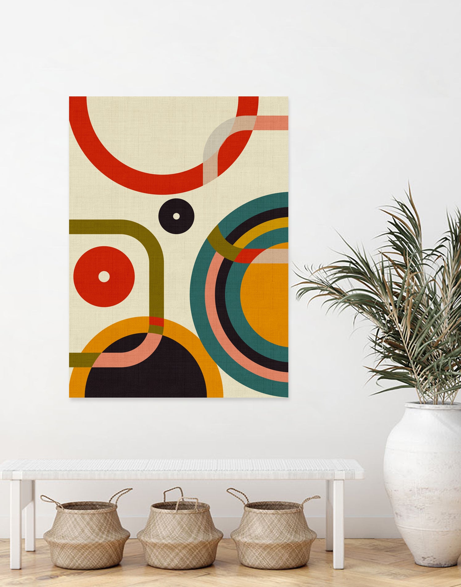 Mid Century Cirque by Ana Rut Bre on GIANT ART - abstract abstract