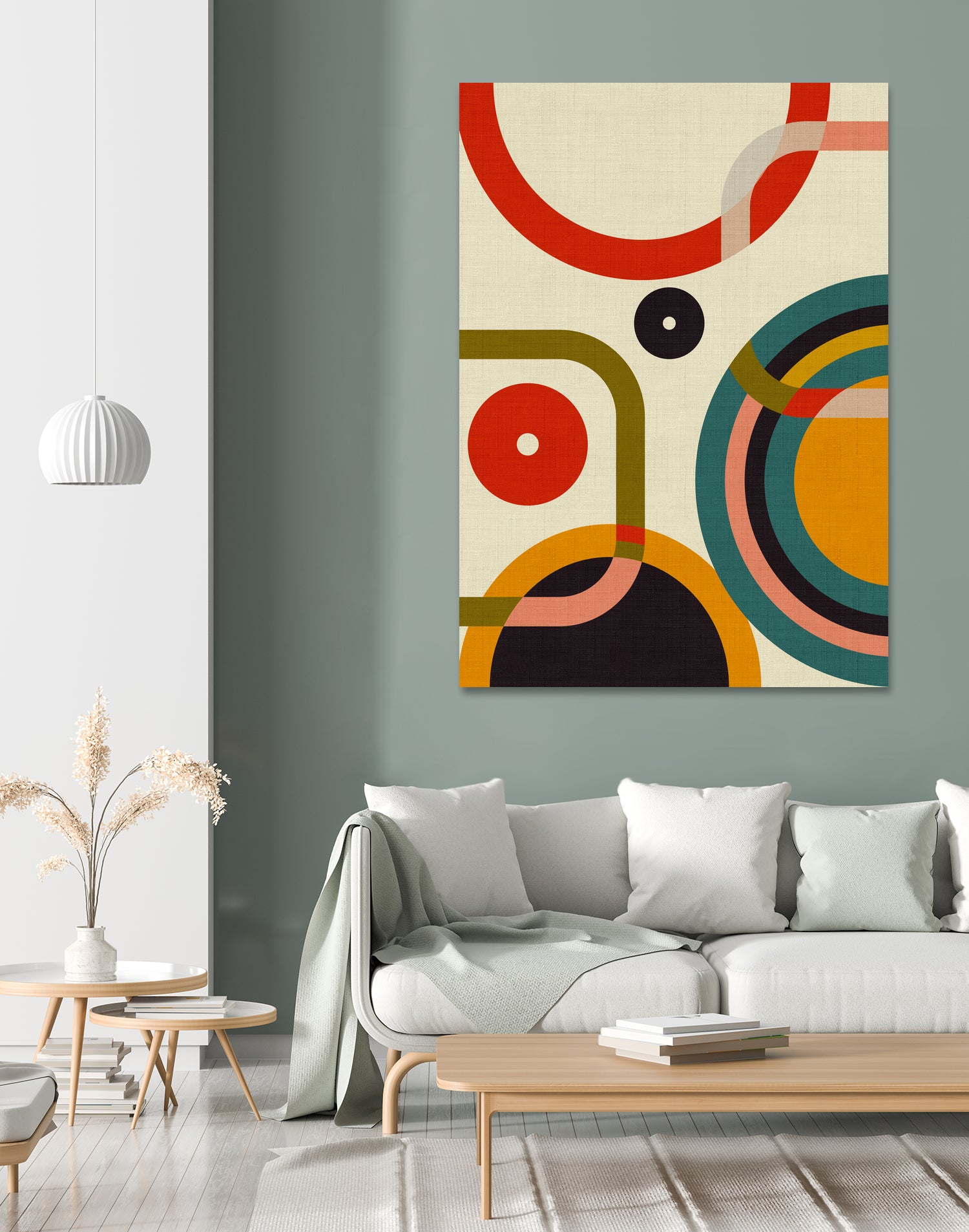 Mid Century Cirque by Ana Rut Bre on GIANT ART - abstract abstract