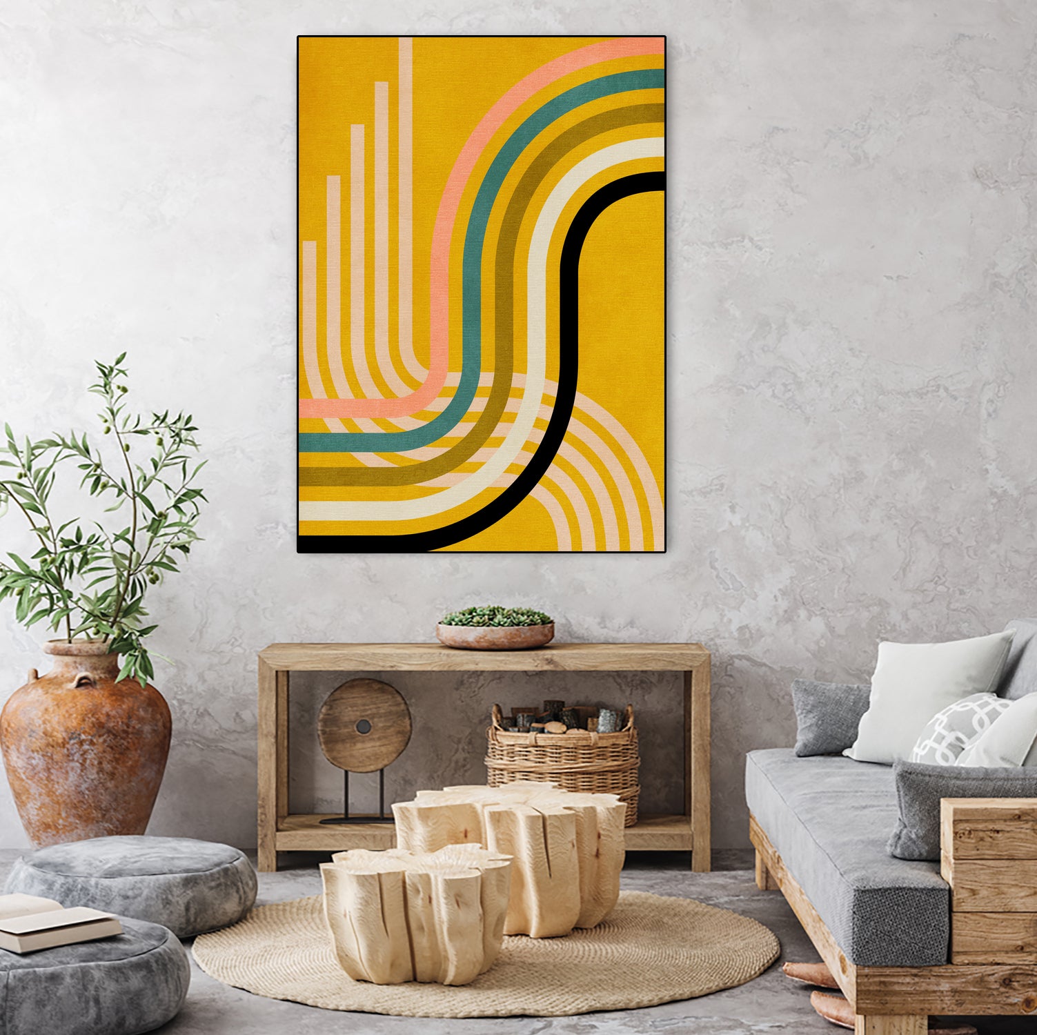 Rainbow Suns 9 Kopie by Ana Rut Bre on GIANT ART - abstract abstract