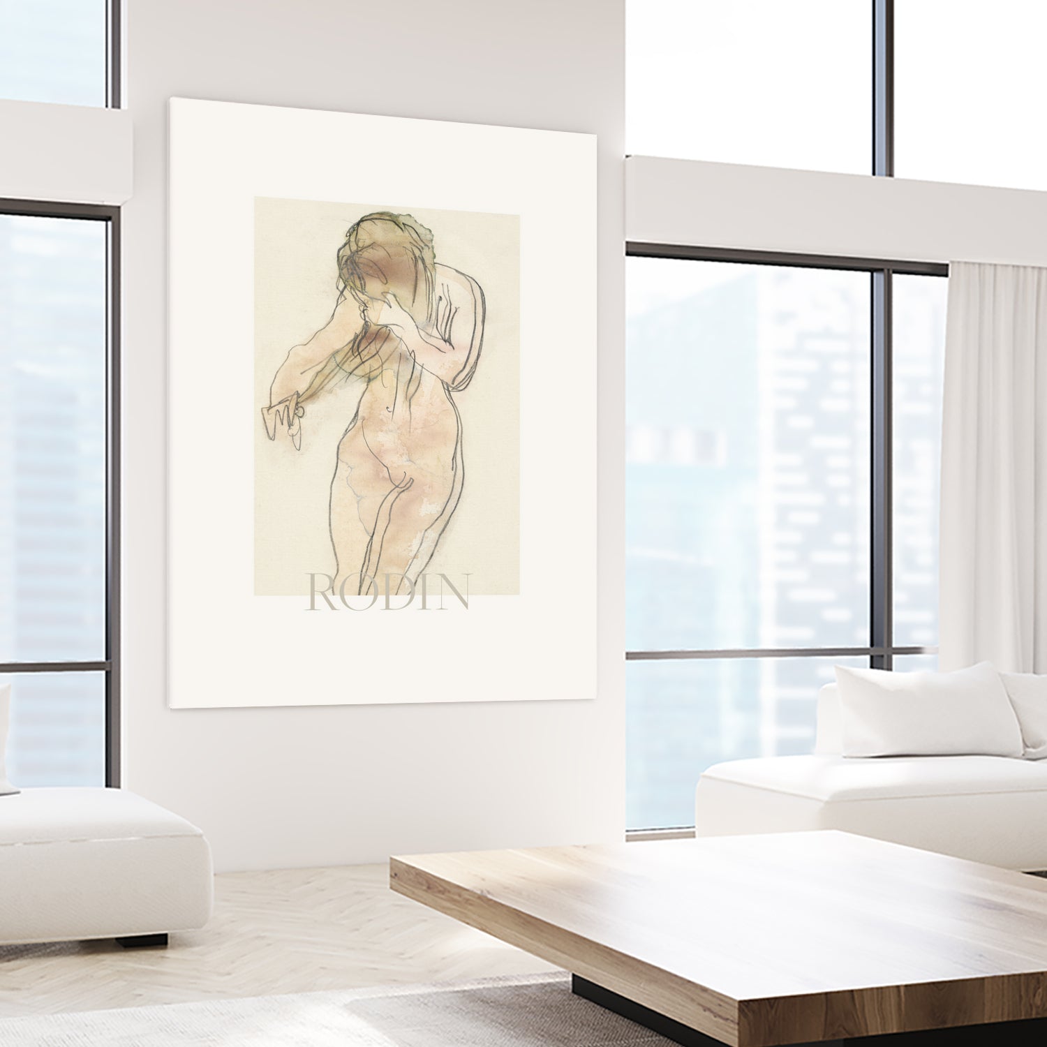 Study of Nude by Auguste Rodin on GIANT ART - auguste rodin figurative auguste rodin