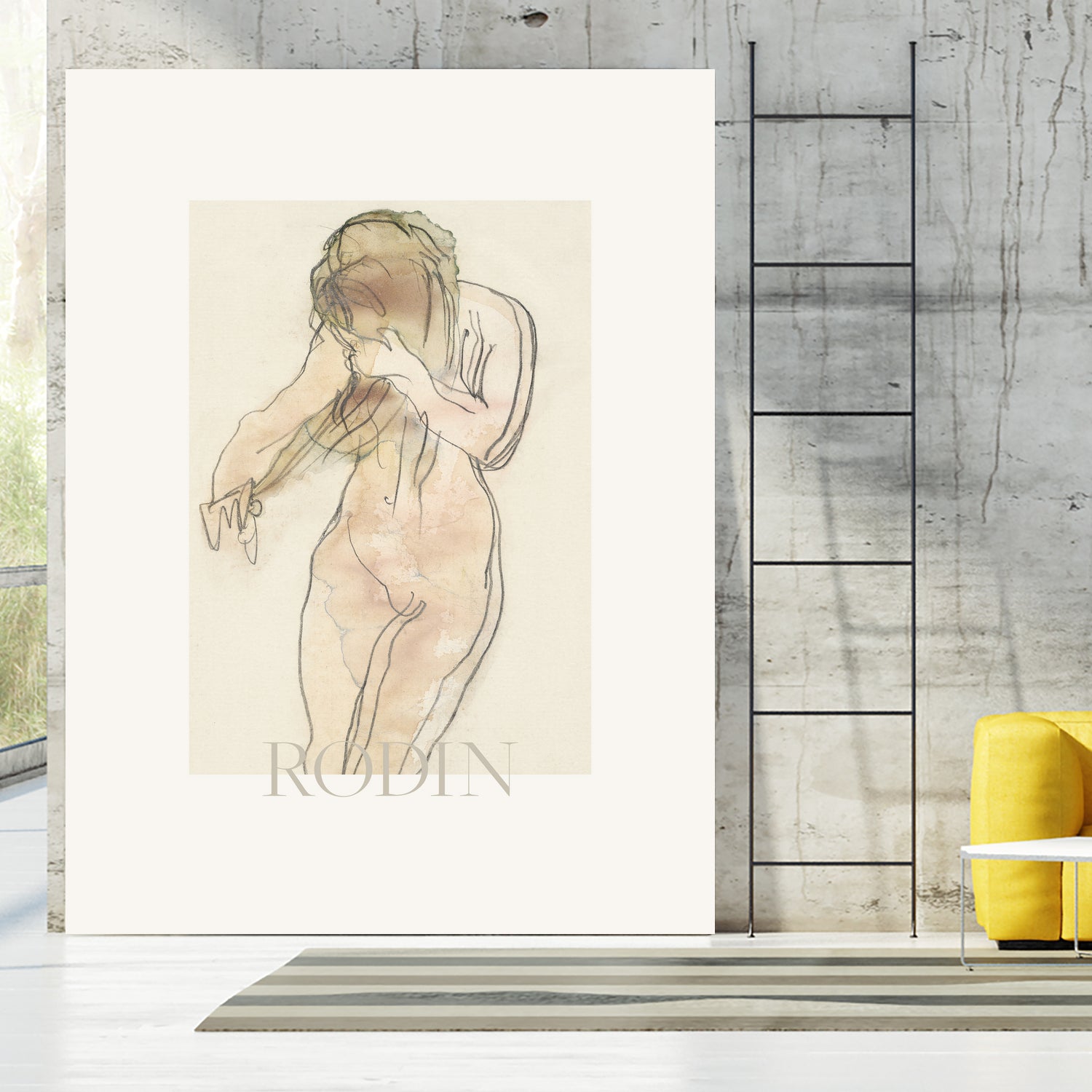 Study of Nude by Auguste Rodin on GIANT ART - auguste rodin figurative auguste rodin