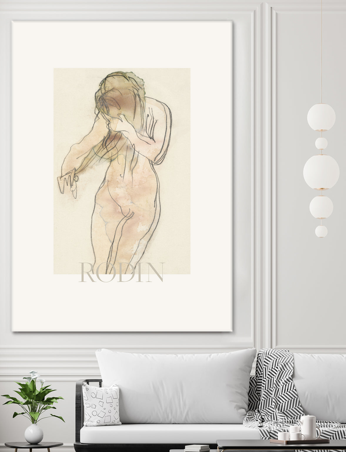 Study of Nude by Auguste Rodin on GIANT ART - auguste rodin figurative auguste rodin