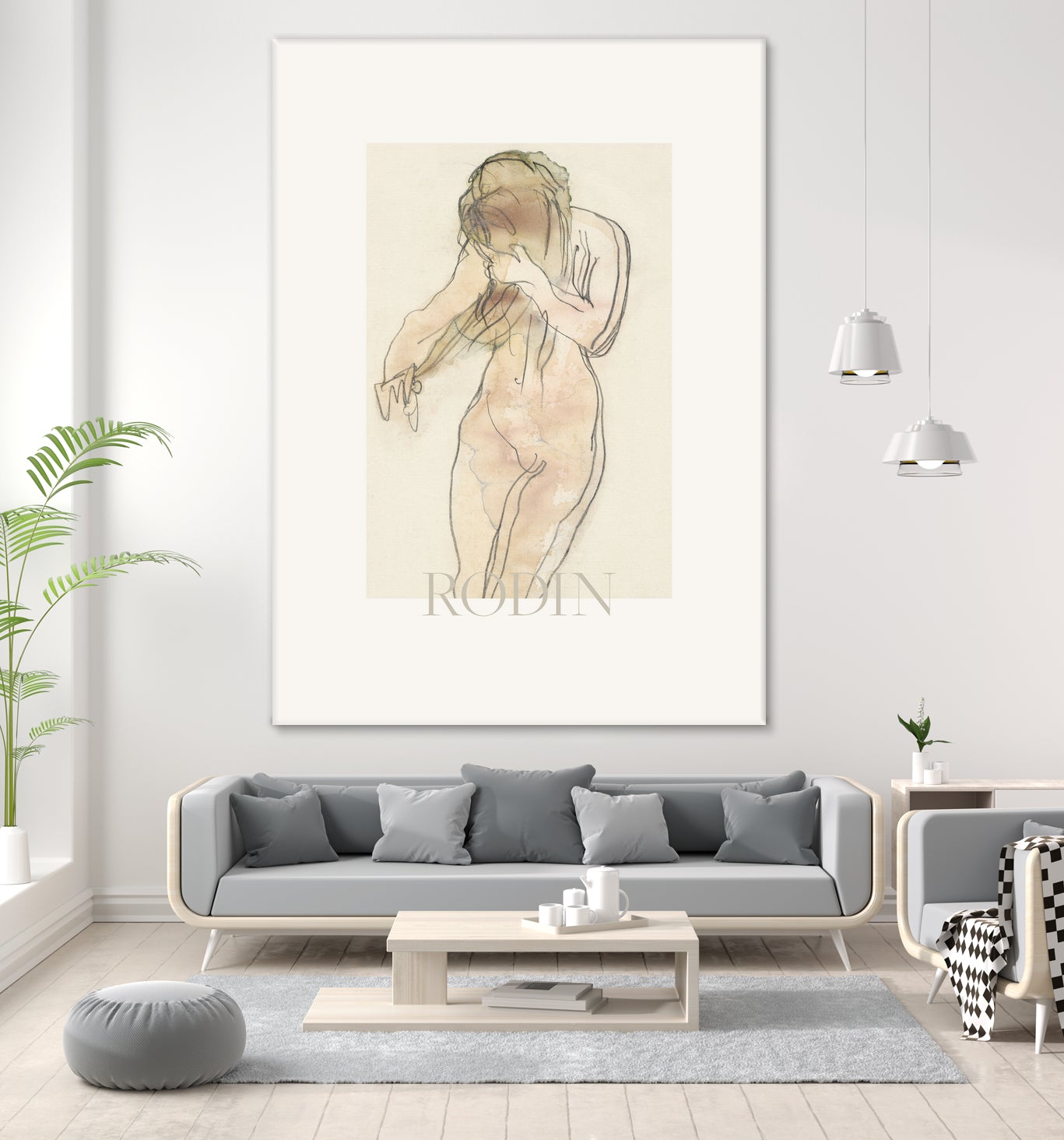 Study of Nude by Auguste Rodin on GIANT ART - auguste rodin figurative auguste rodin