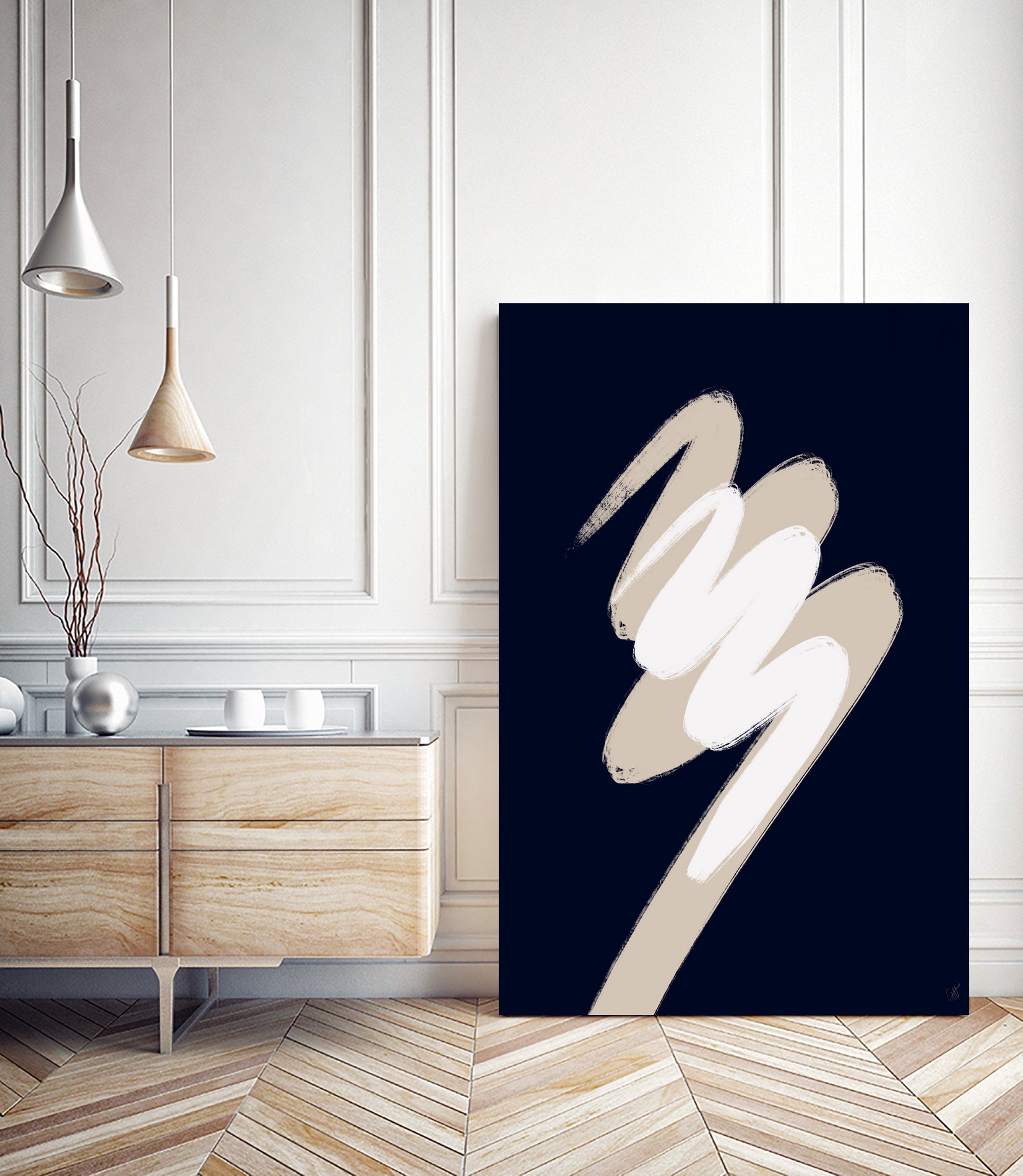 Scandi Abstract 4 by Anne-Marie on GIANT ART - abstract abstract