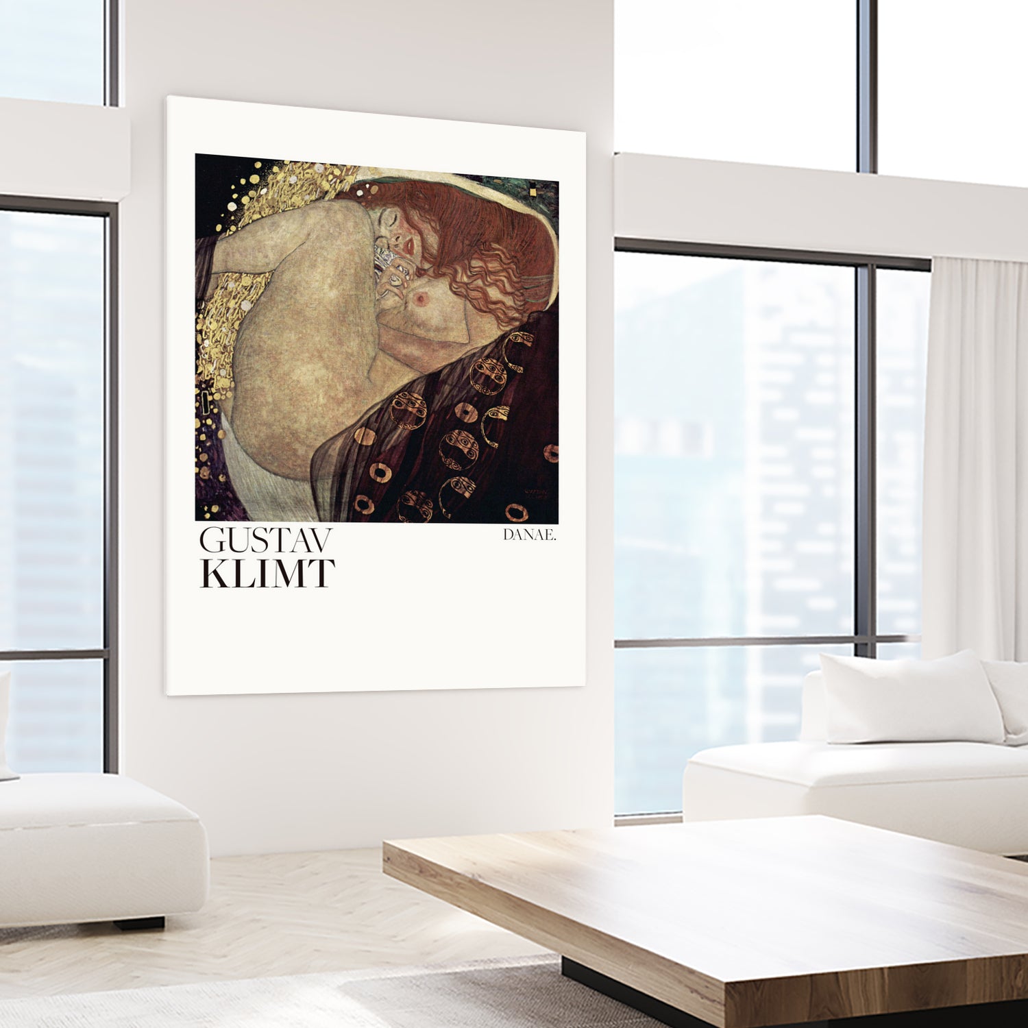 Danae (1907 1908) Poster by Gustav Klimt on GIANT ART - 5906 illustration