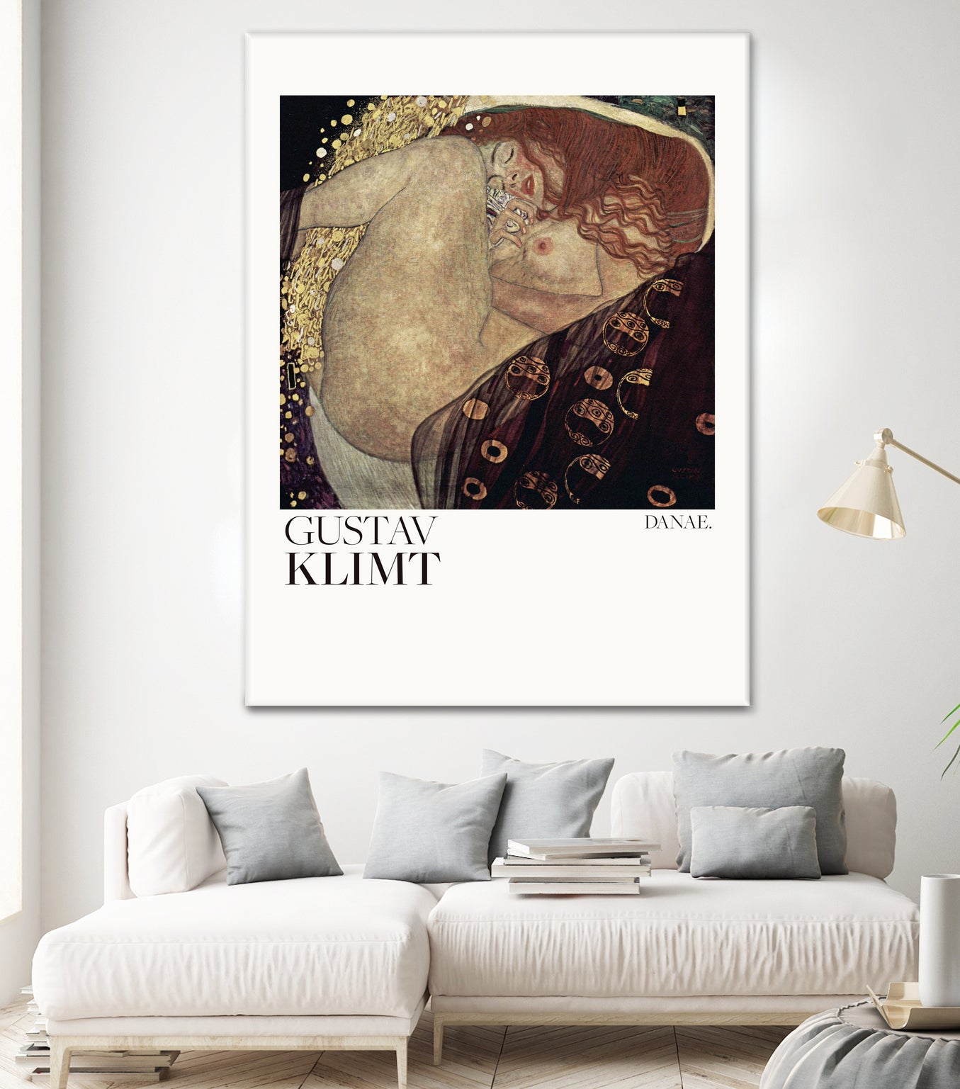 Danae (1907 1908) Poster by Gustav Klimt on GIANT ART - 5906 illustration