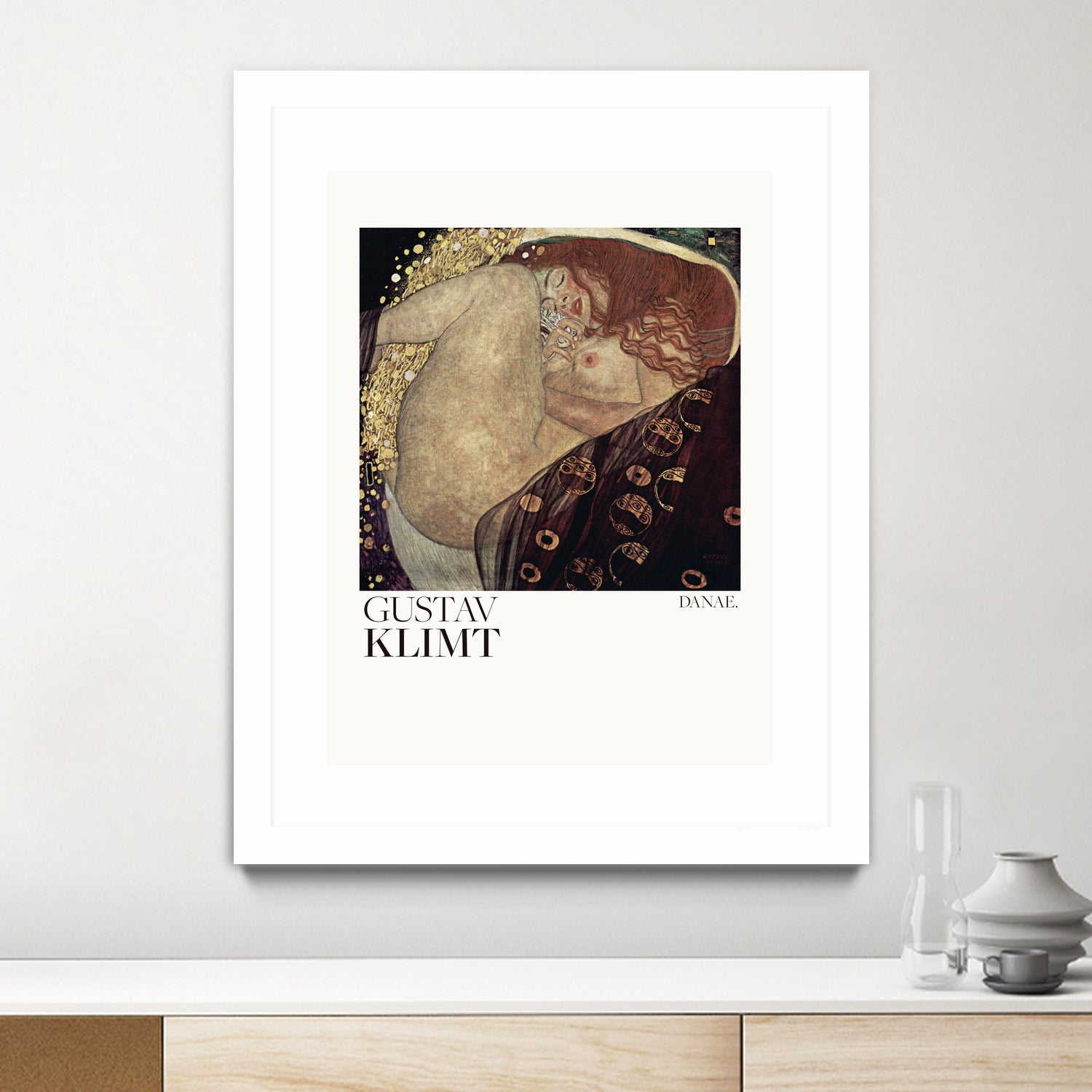 Danae (1907 1908) Poster by Gustav Klimt on GIANT ART - 5906 illustration
