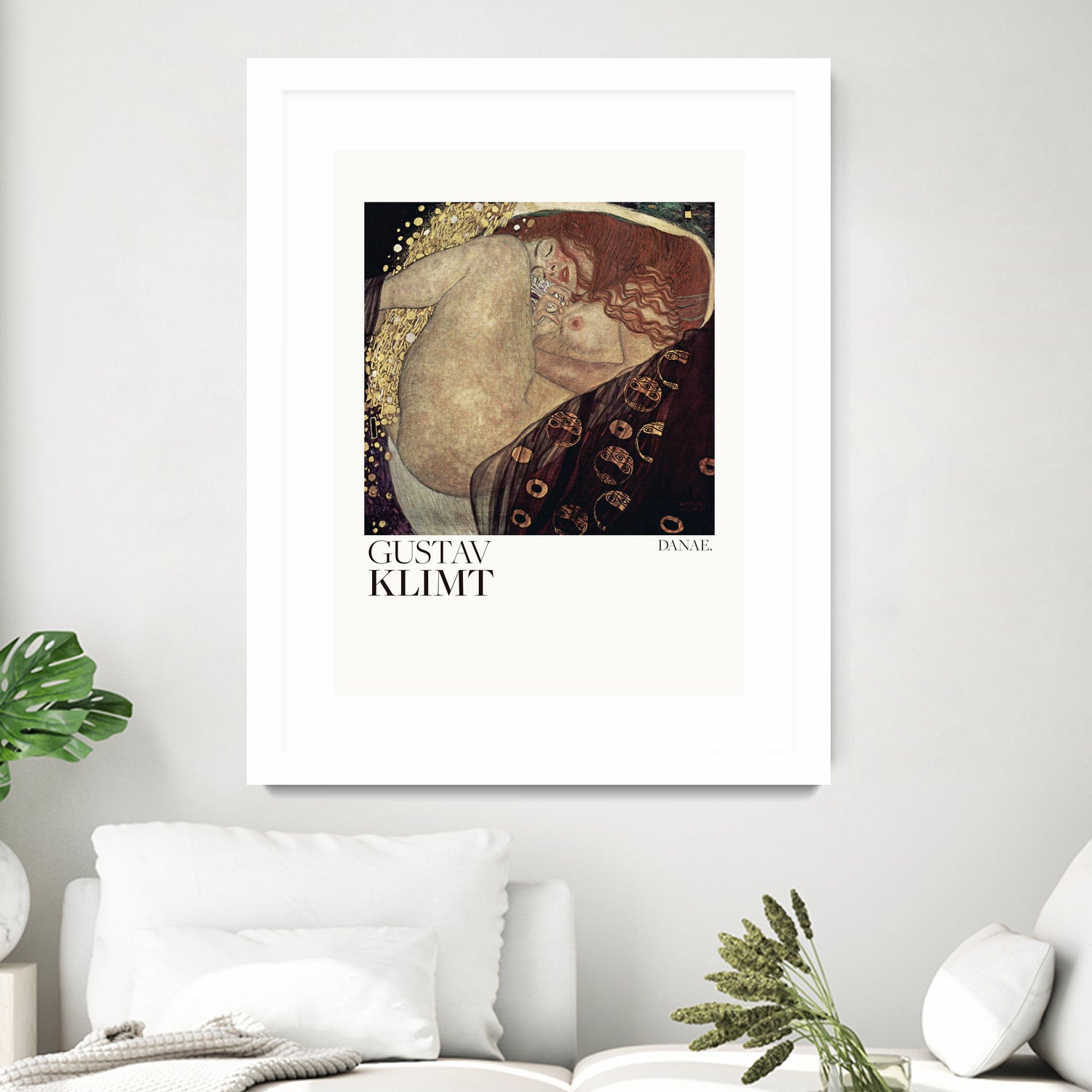 Danae (1907 1908) Poster by Gustav Klimt on GIANT ART - 5906 illustration