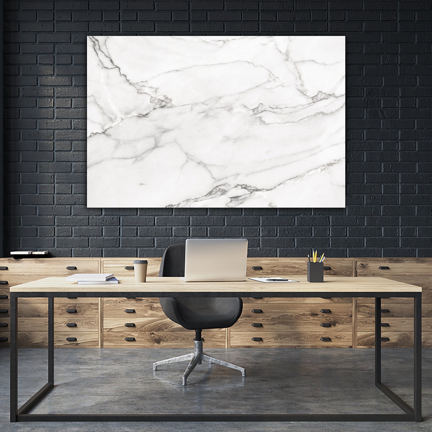 White Marble I by amini54 on GIANT ART - 15000 photography