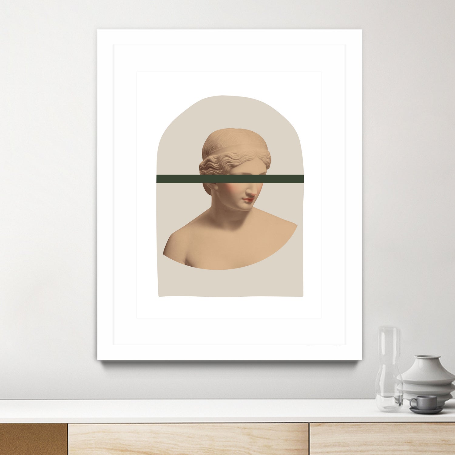 Artemis Mustard and Green by Grace Digital Art on GIANT ART - figurative
