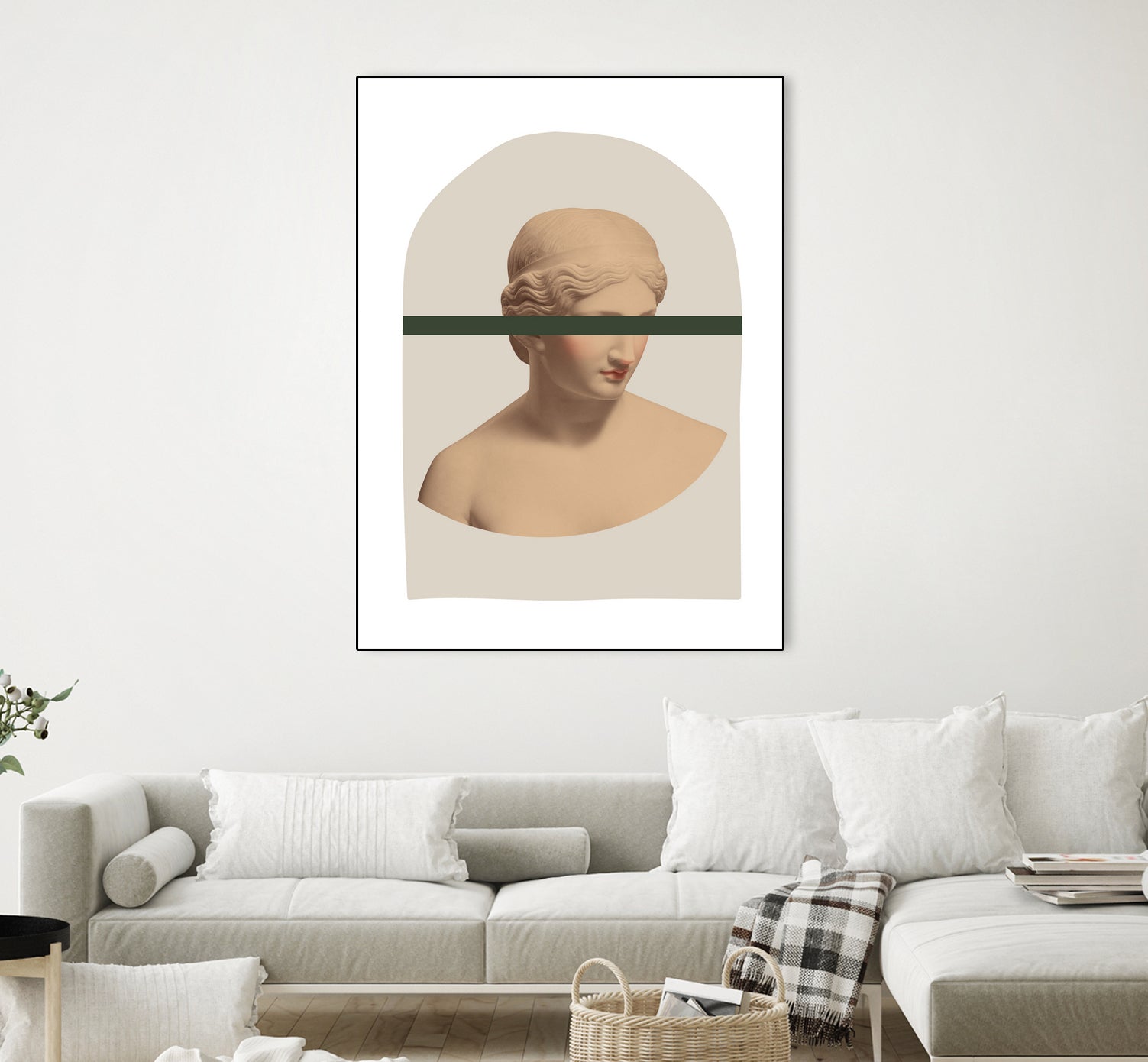 Artemis Mustard and Green by Grace Digital Art on GIANT ART - figurative