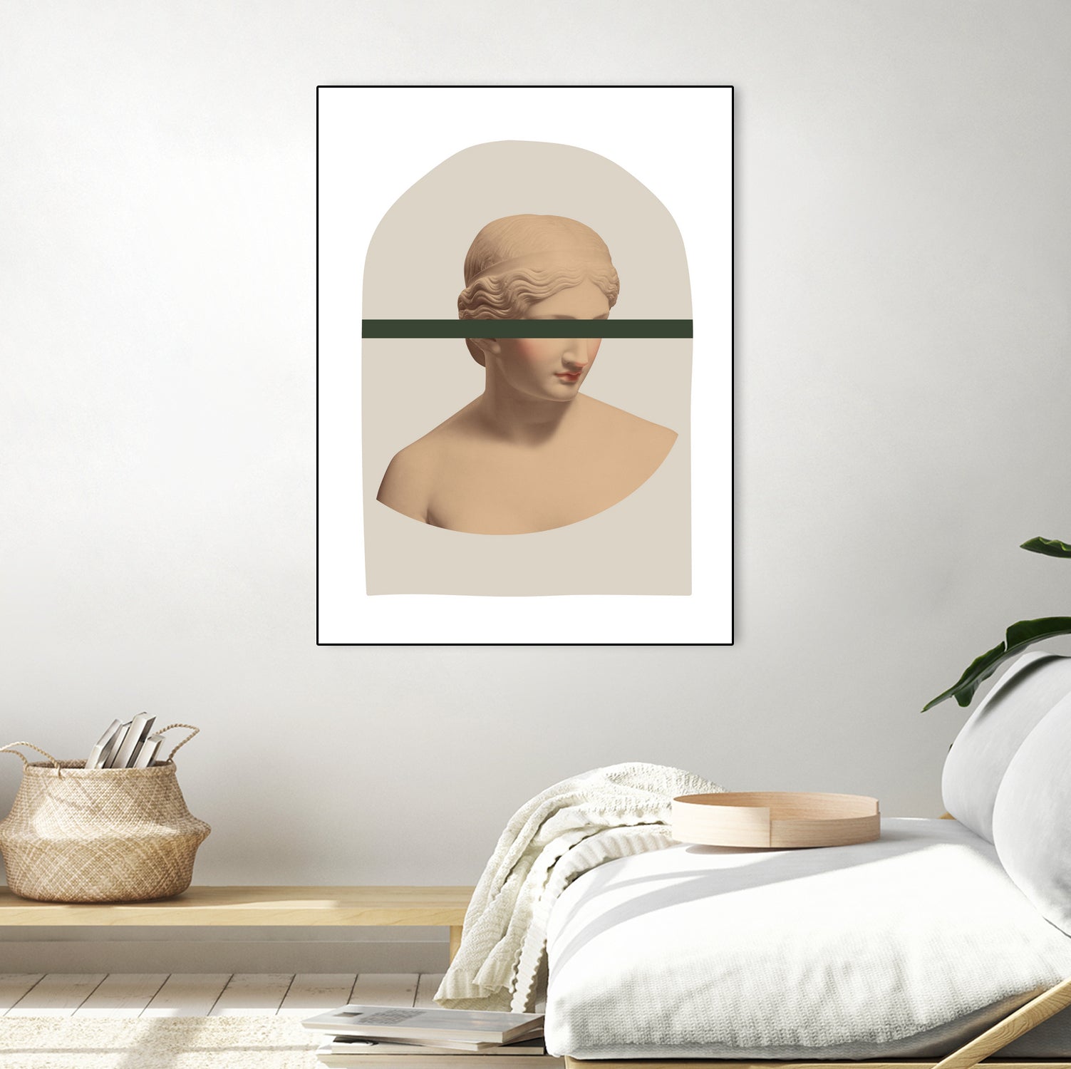 Artemis Mustard and Green by Grace Digital Art on GIANT ART - figurative