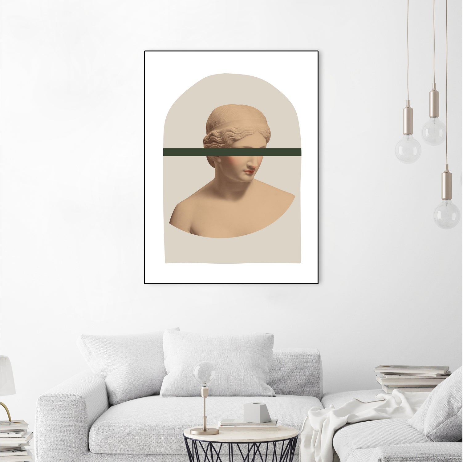 Artemis Mustard and Green by Grace Digital Art on GIANT ART - figurative
