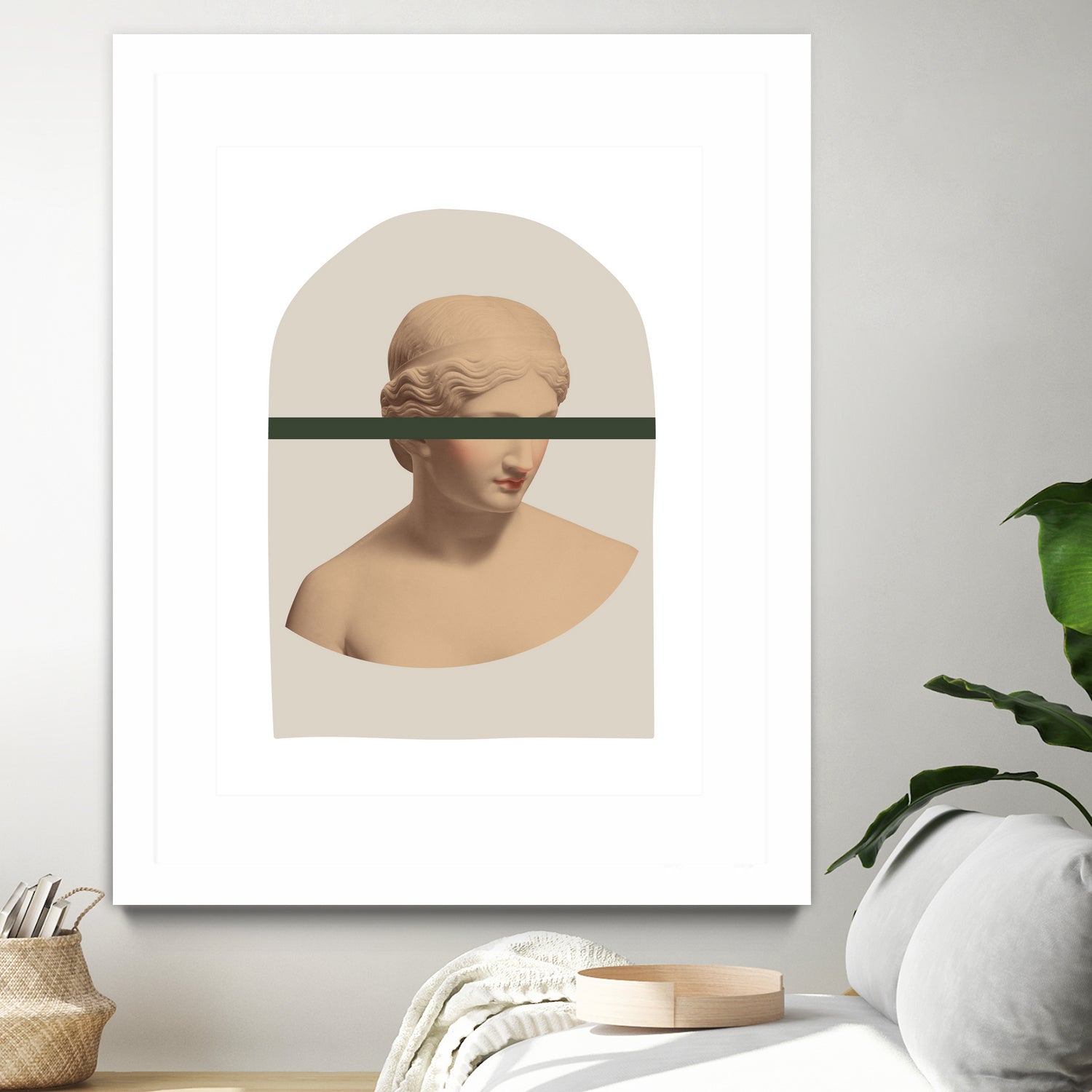 Artemis Mustard and Green by Grace Digital Art on GIANT ART - figurative