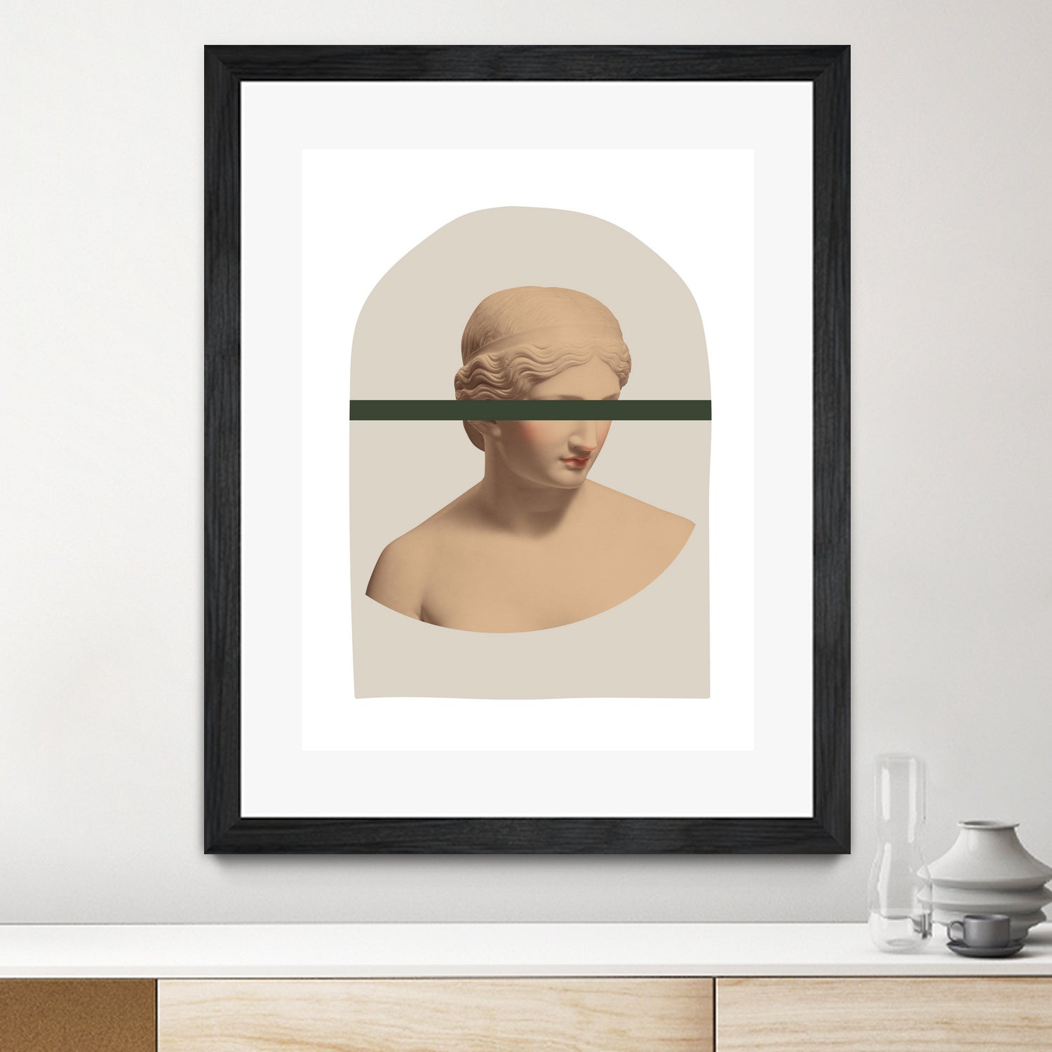Artemis Mustard and Green by Grace Digital Art on GIANT ART - figurative