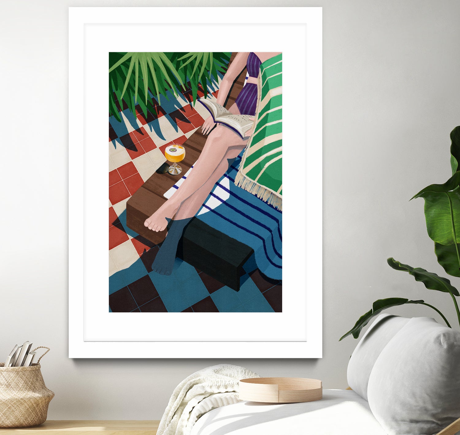 Just one more chapter by Goed on GIANT ART - illustration sunchair