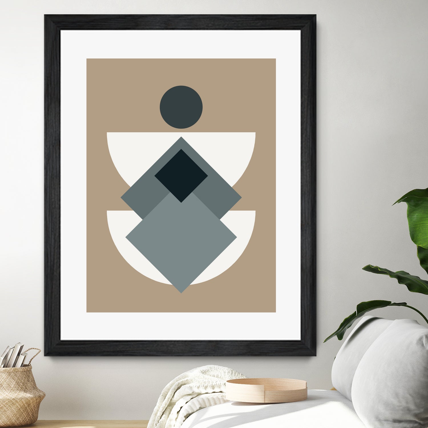 Mid Century In Greys by Little Dean on GIANT ART - abstract abstract