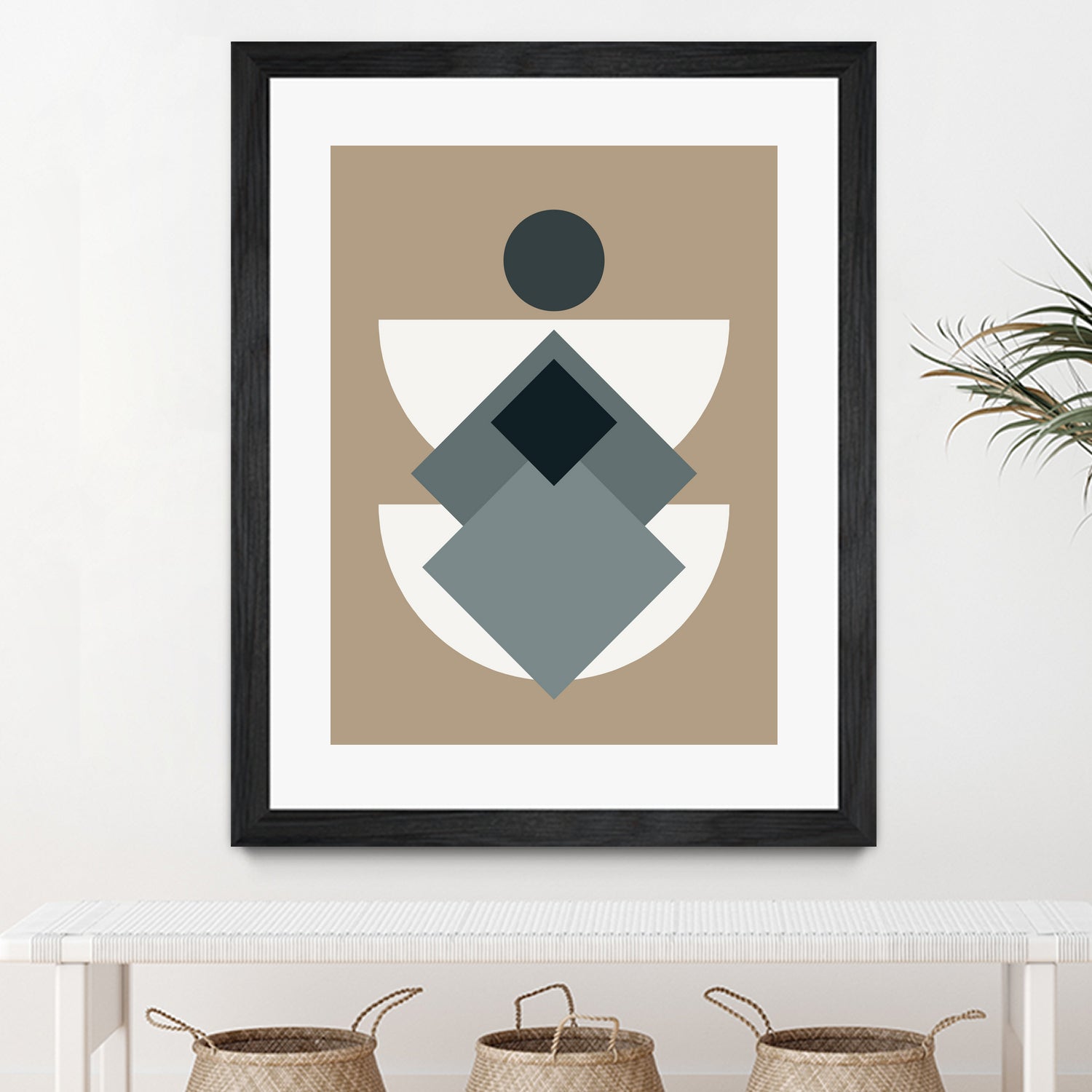 Mid Century In Greys by Little Dean on GIANT ART - abstract abstract