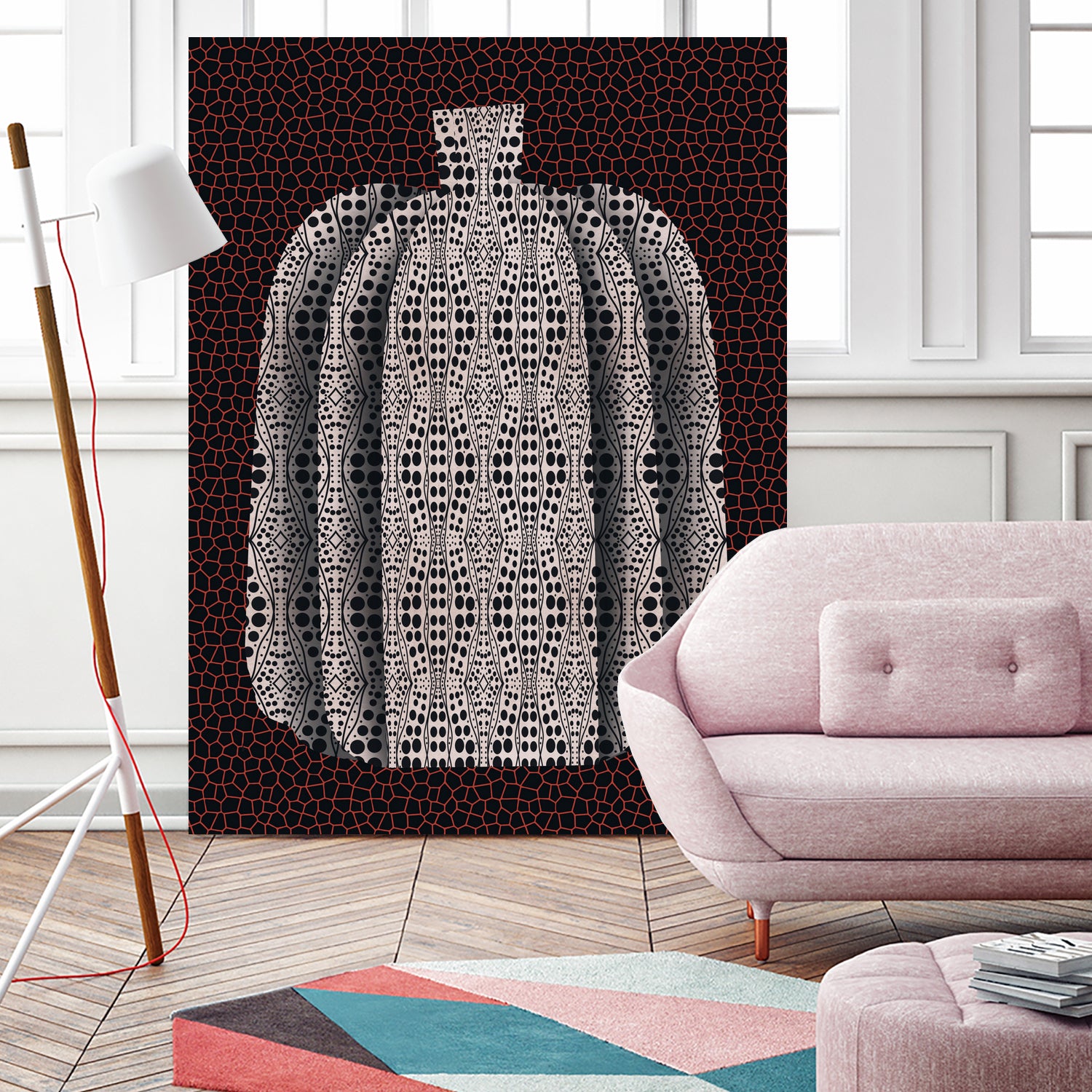 Pop Art Pumpkin Vase by Little on GIANT ART - illustration abstract