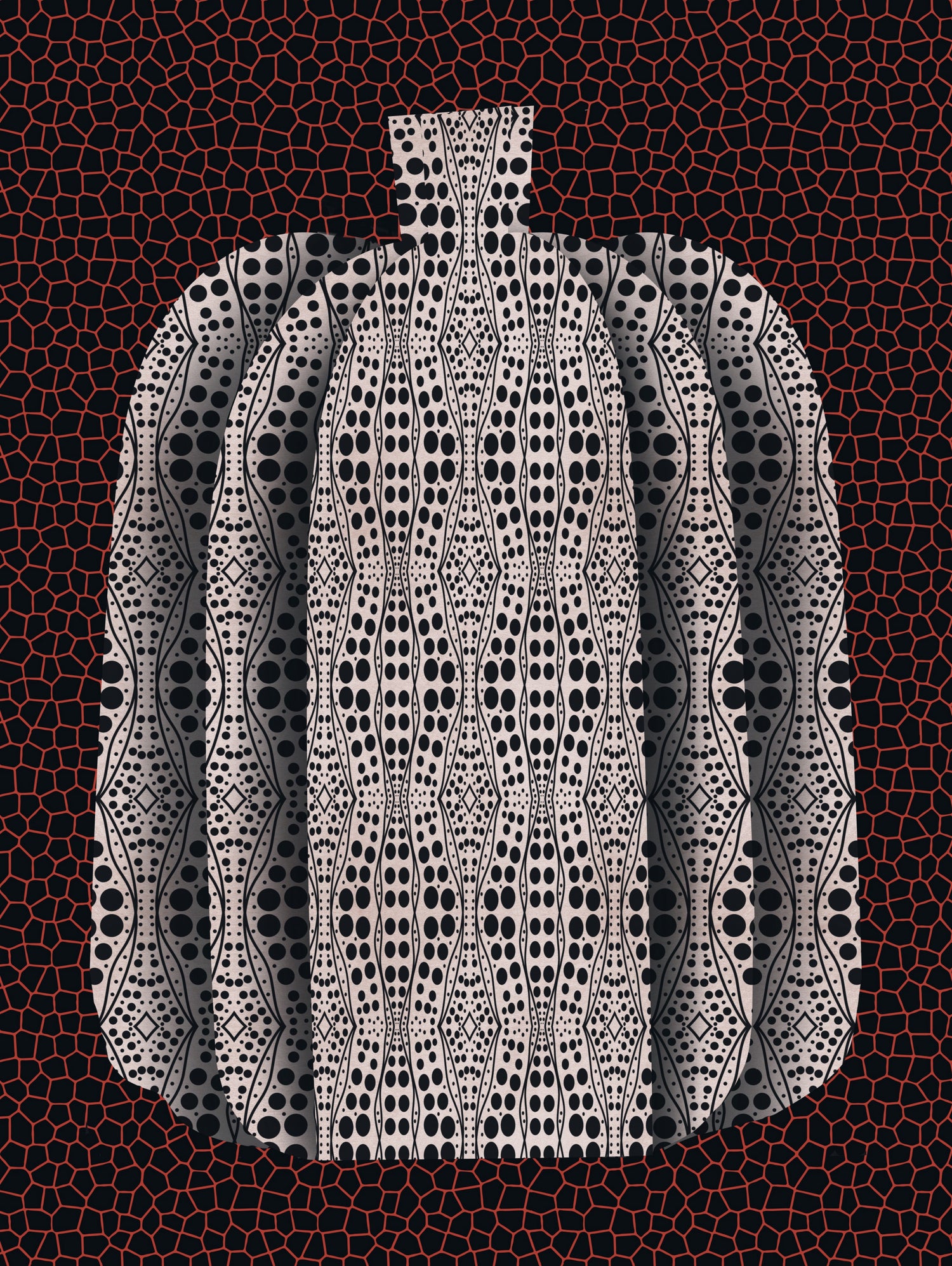 Pop Art Pumpkin Vase by Little on GIANT ART - illustration abstract