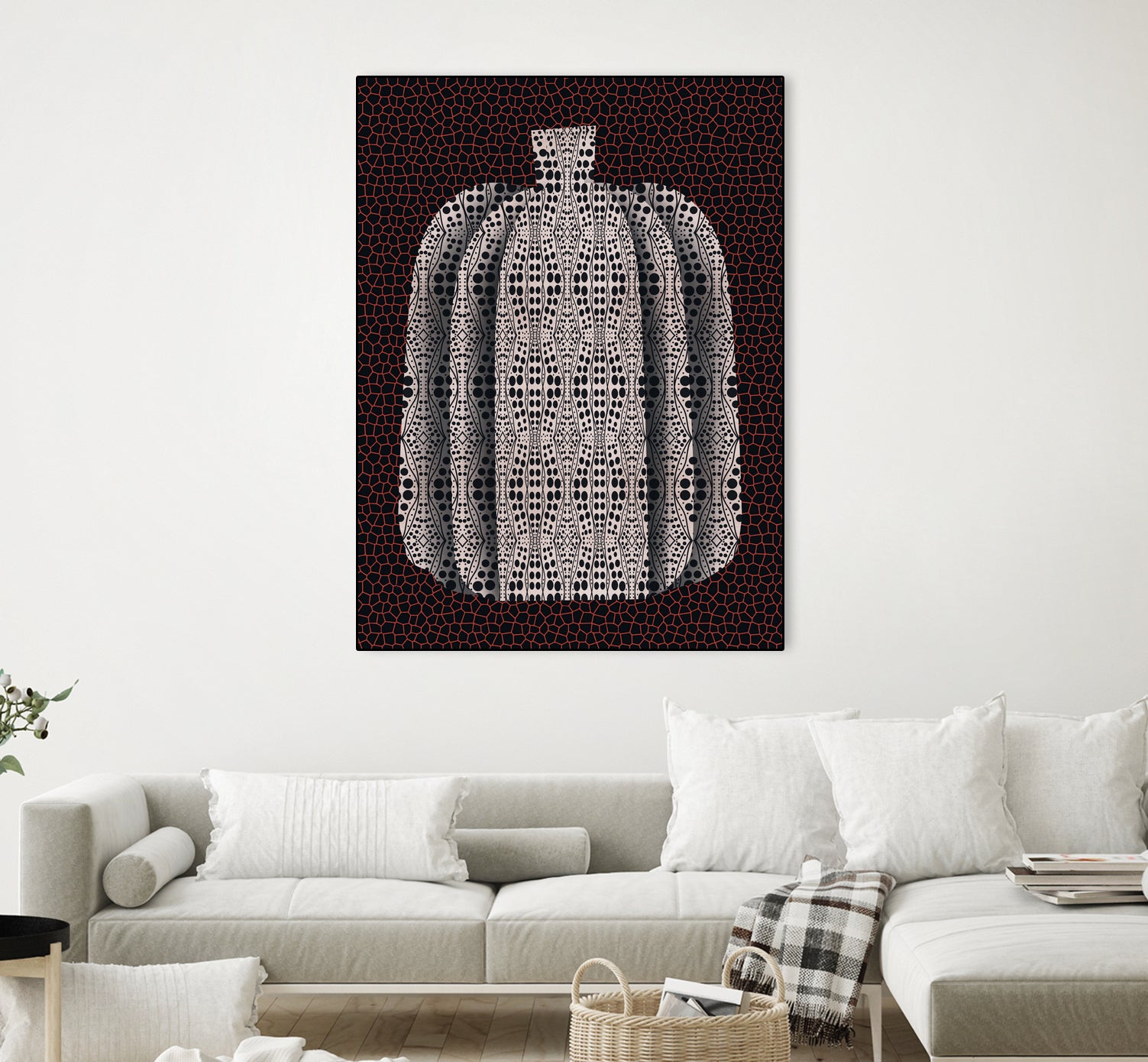 Pop Art Pumpkin Vase by Little on GIANT ART - illustration abstract