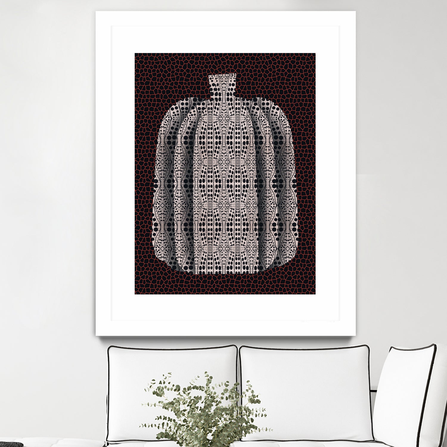 Pop Art Pumpkin Vase by Little on GIANT ART - illustration abstract