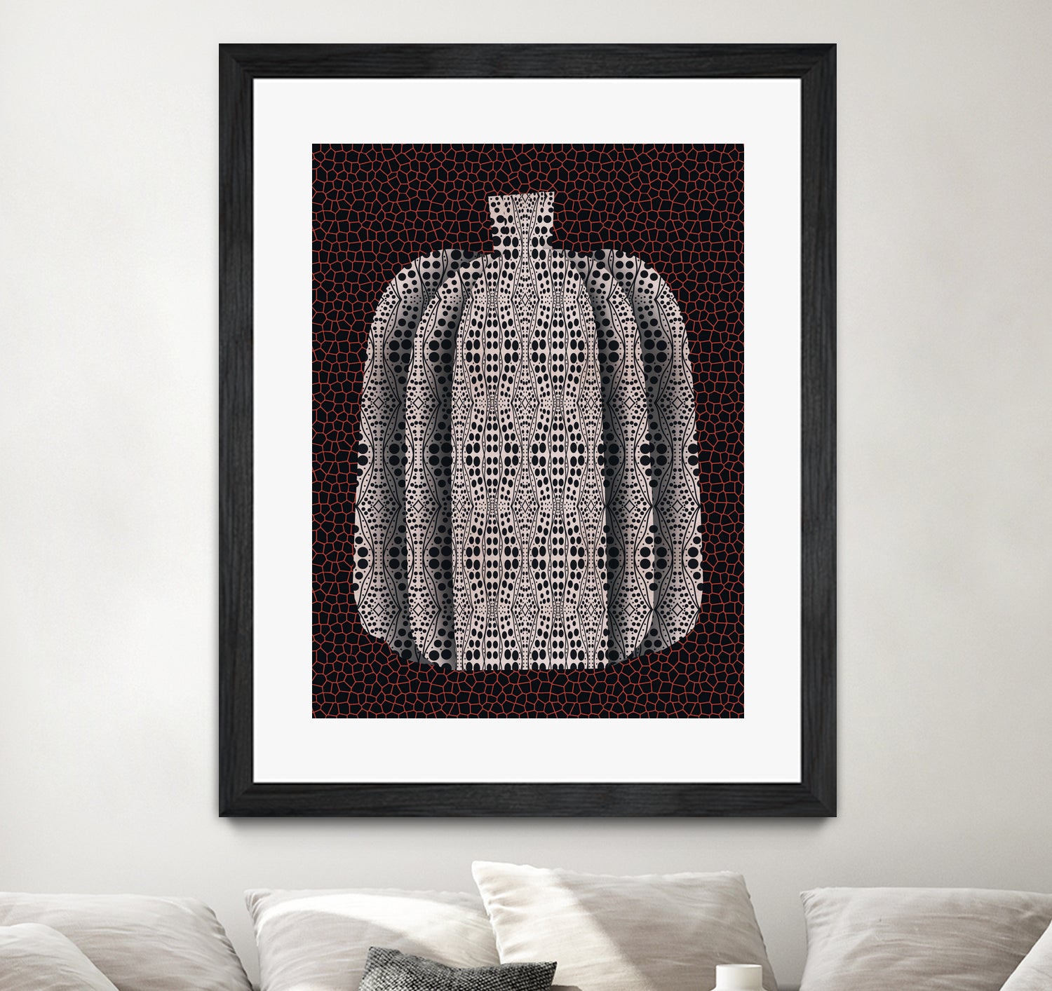 Pop Art Pumpkin Vase by Little on GIANT ART - illustration abstract