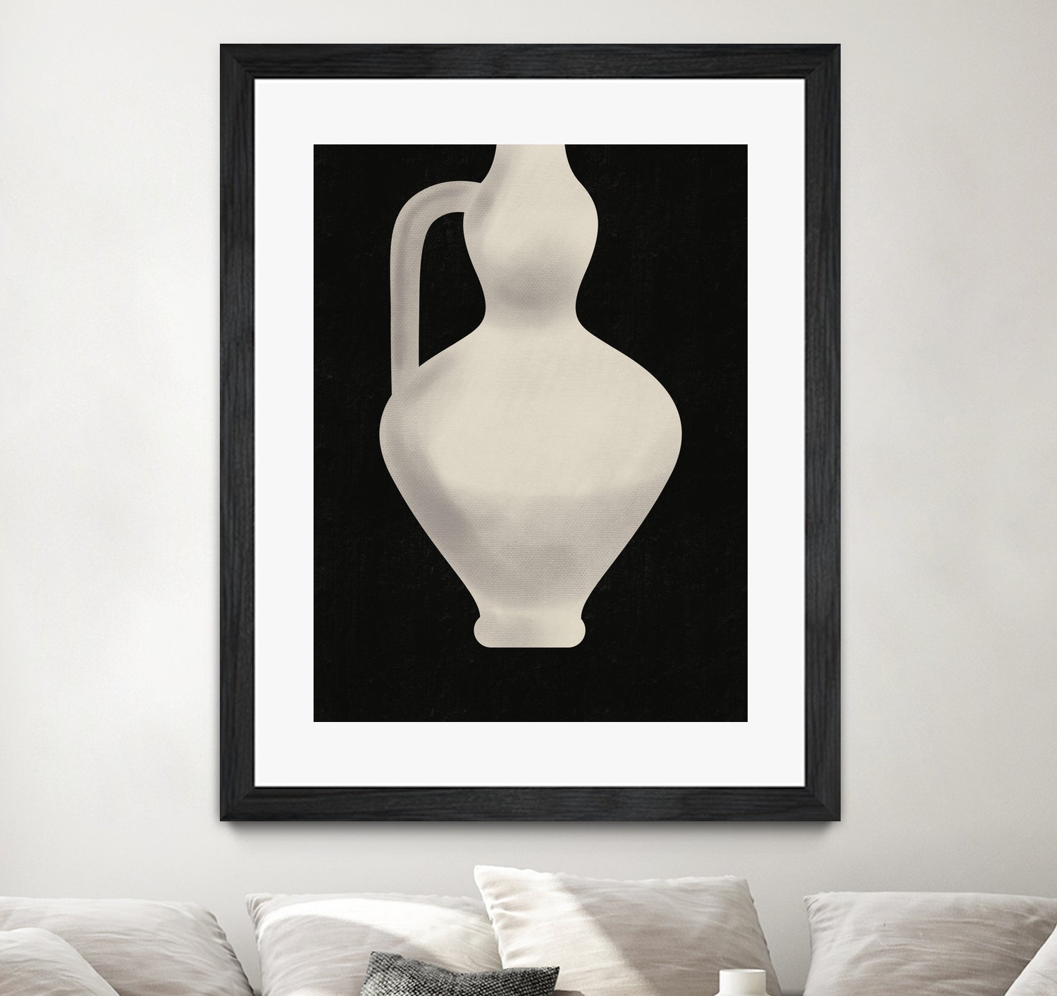 Vintage White Vase by Little on GIANT ART - illustration little dean