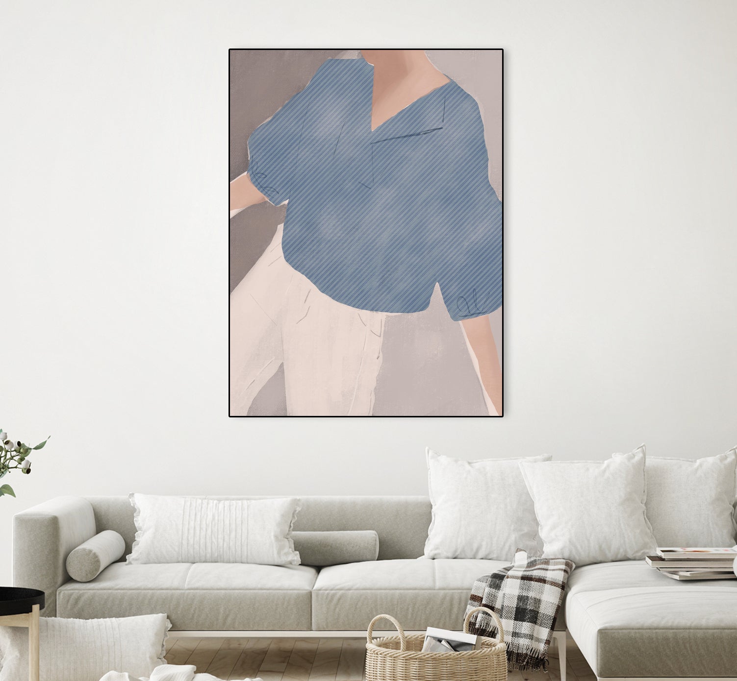 Striped Shirt Wanderer by Little on GIANT ART - illustration person