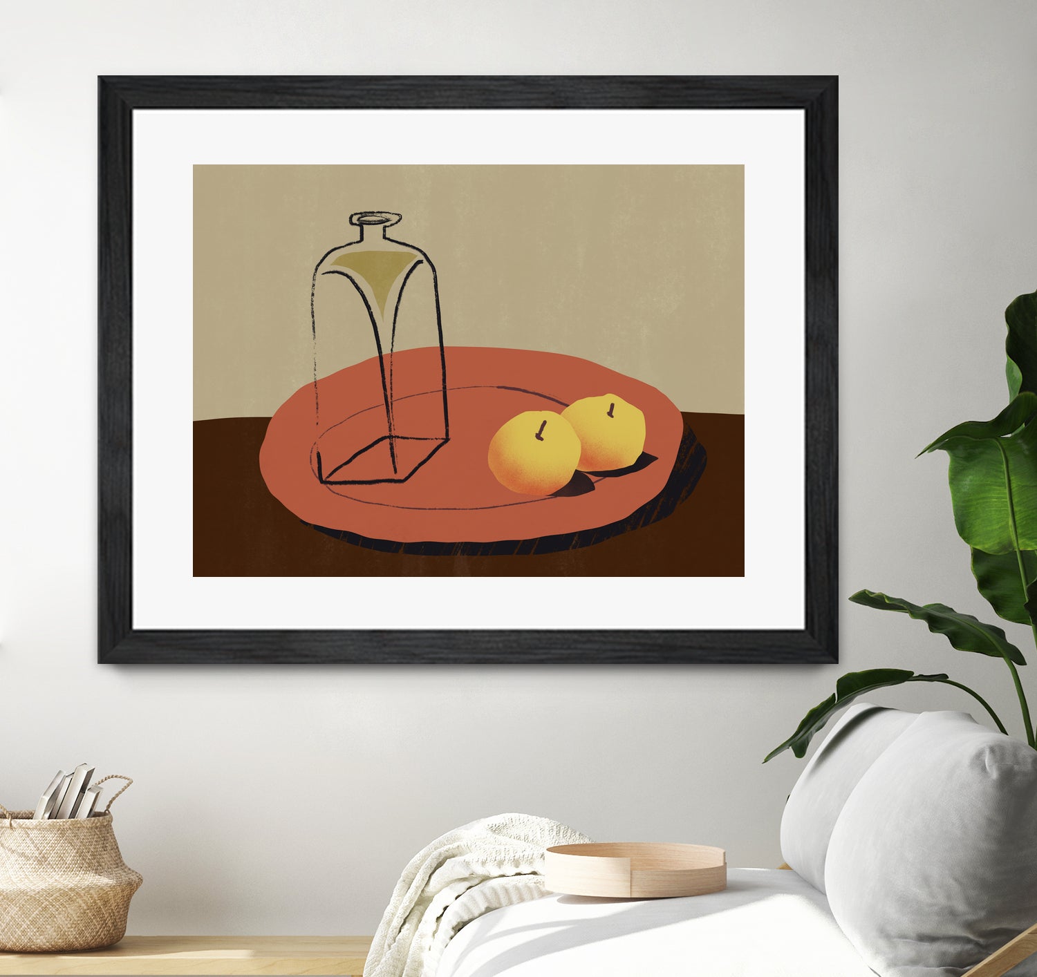 Jar and apple by Little Dean on GIANT ART - illustration still life art