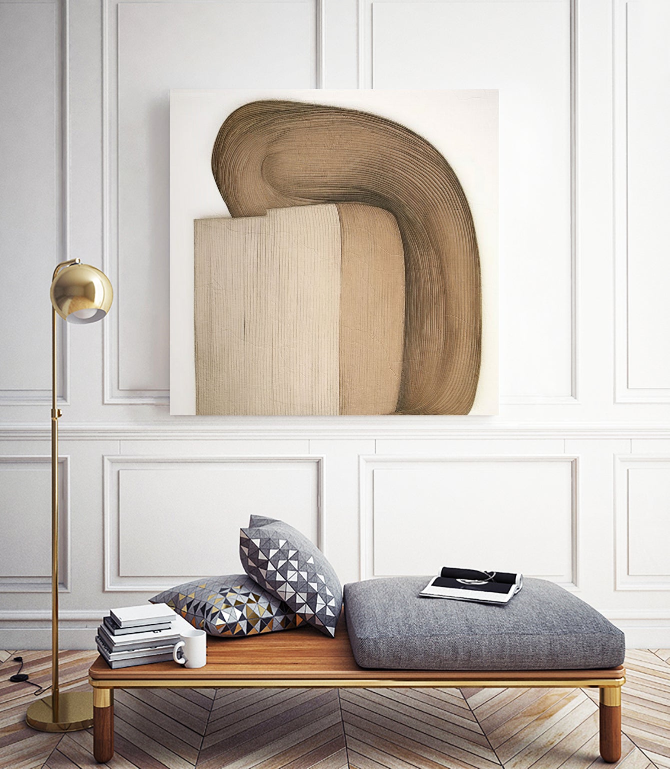 PlissAa V by Alma on GIANT ART - geometric sketch