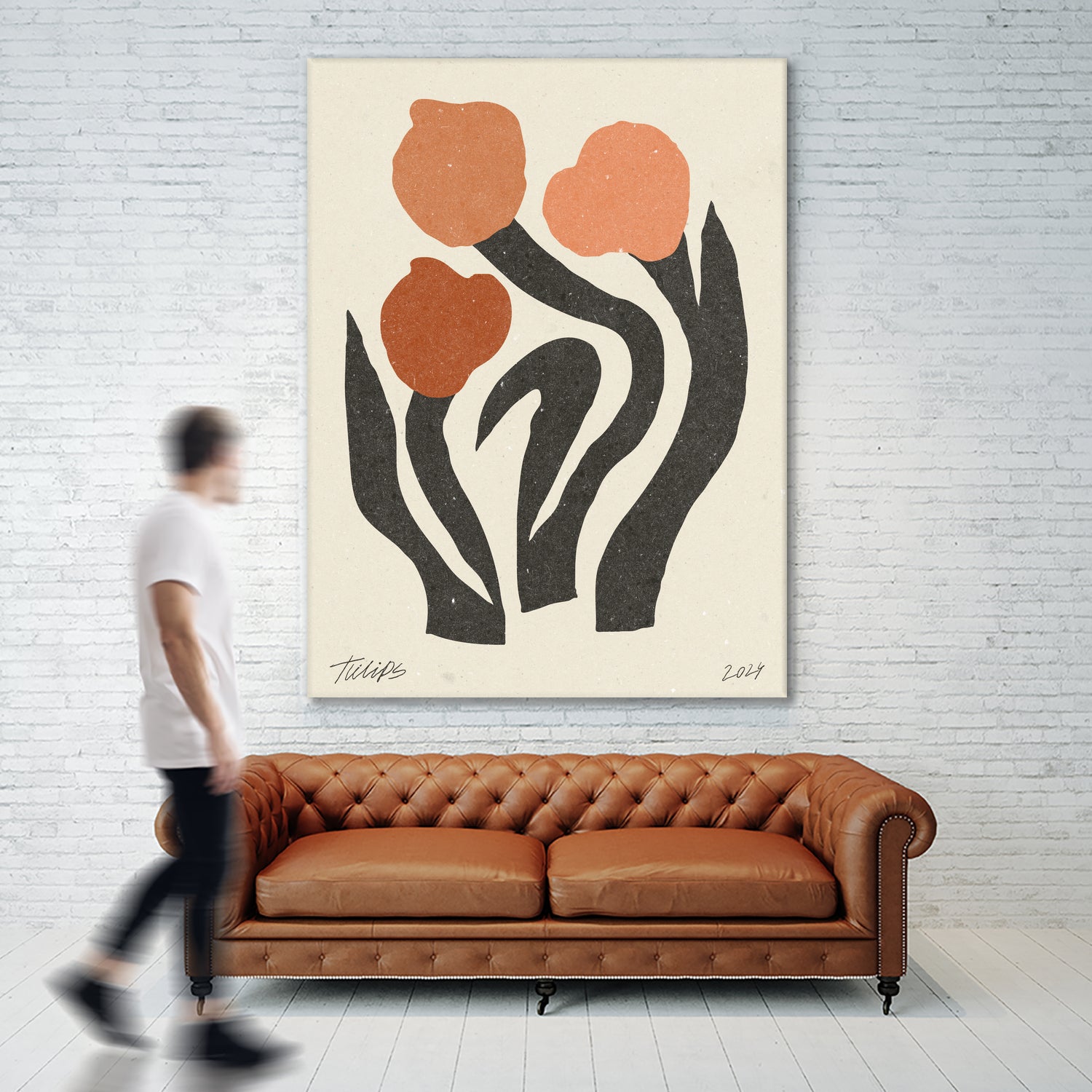 Modern Flower 02 by NKTN on GIANT ART - nktn flowers and plants nktn