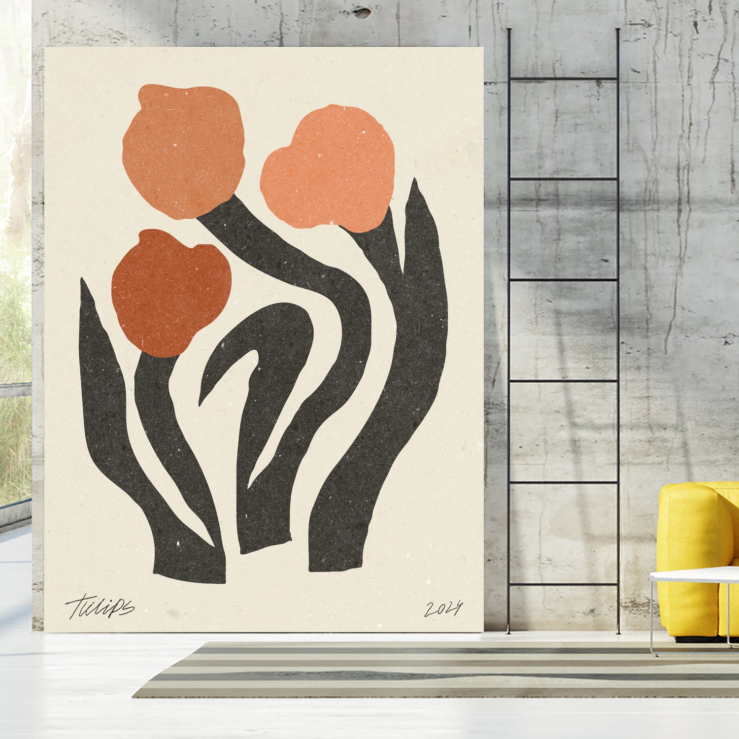 Modern Flower 02 by NKTN on GIANT ART - nktn flowers and plants nktn