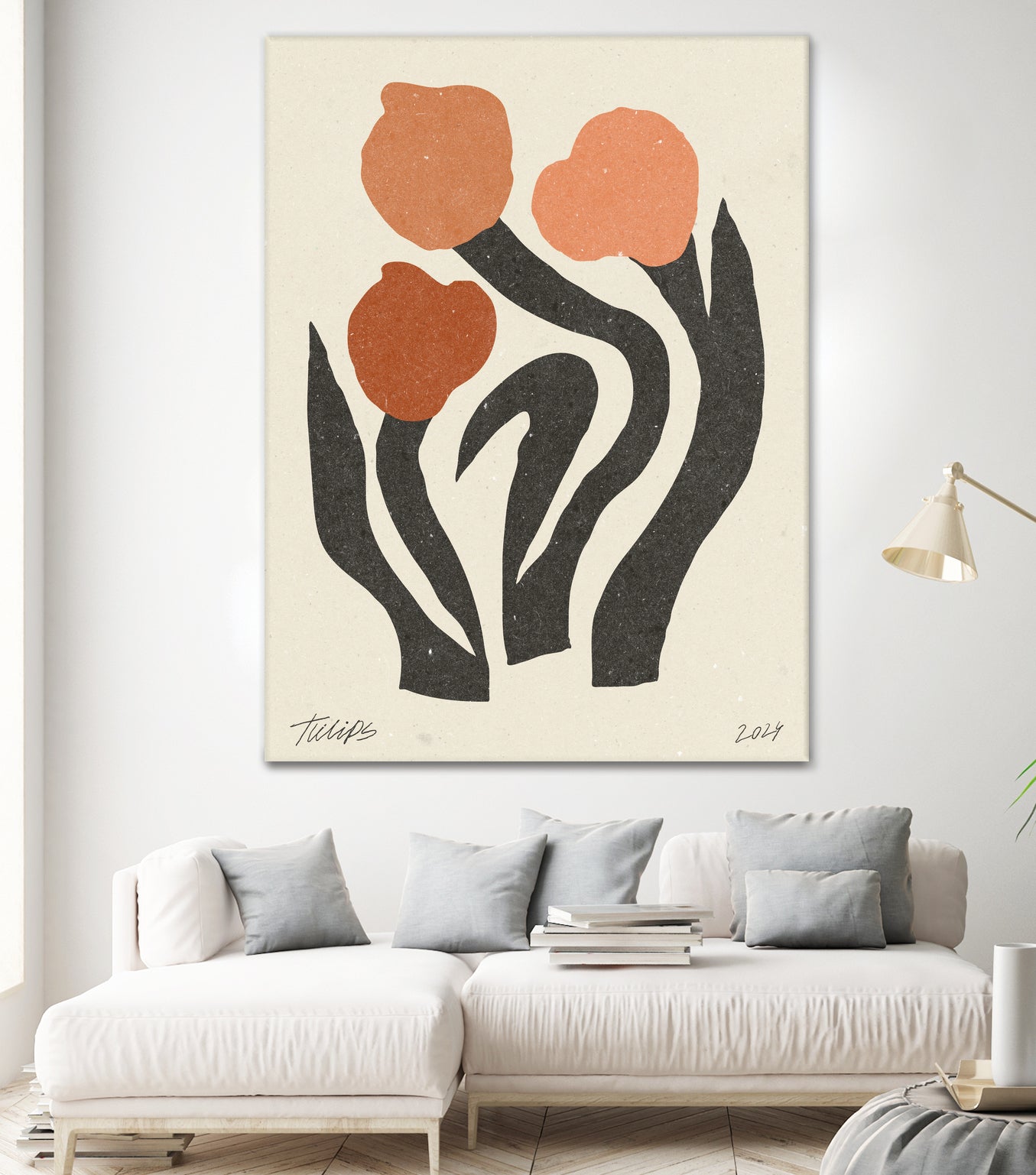 Modern Flower 02 by NKTN on GIANT ART - nktn flowers and plants nktn