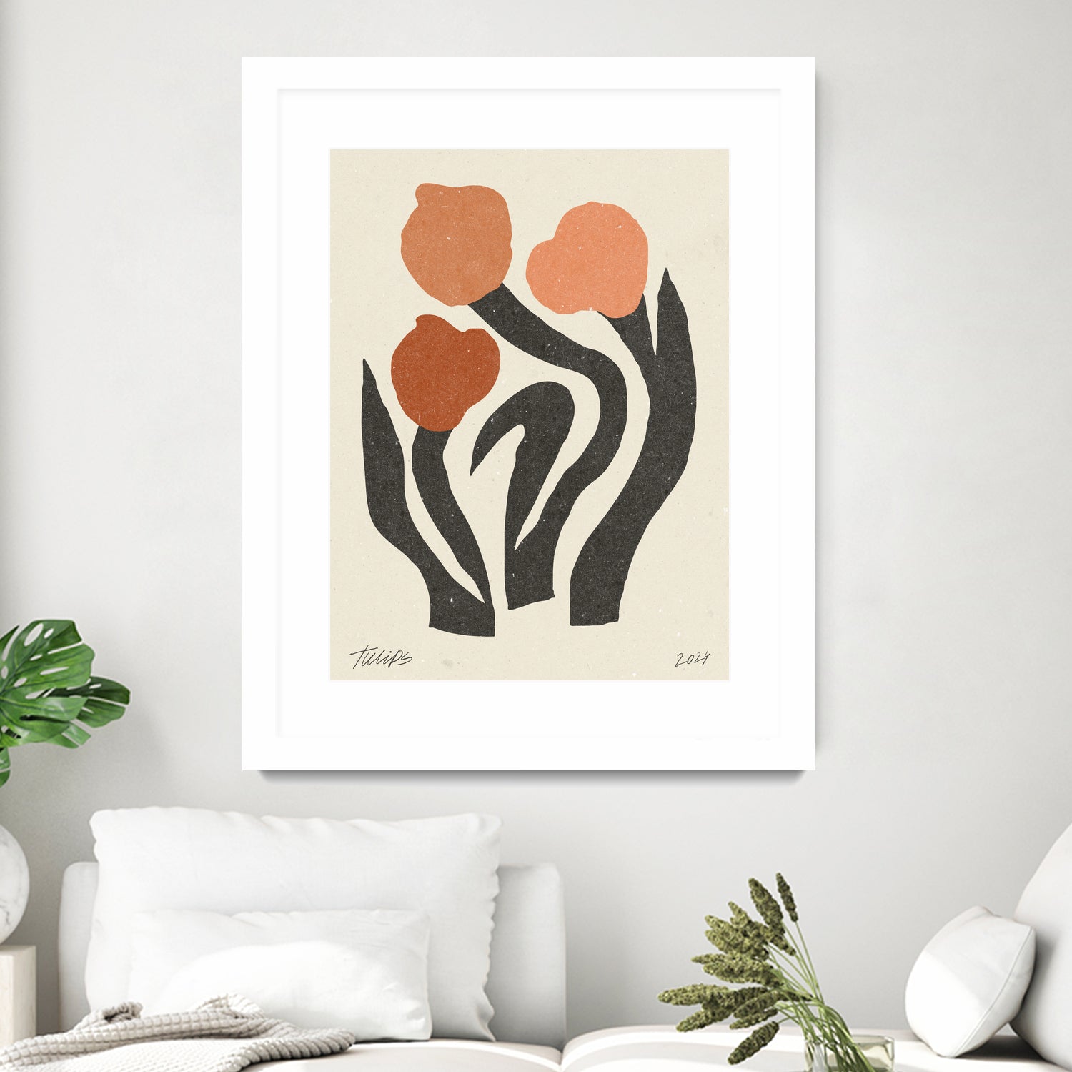 Modern Flower 02 by NKTN on GIANT ART - nktn flowers and plants nktn