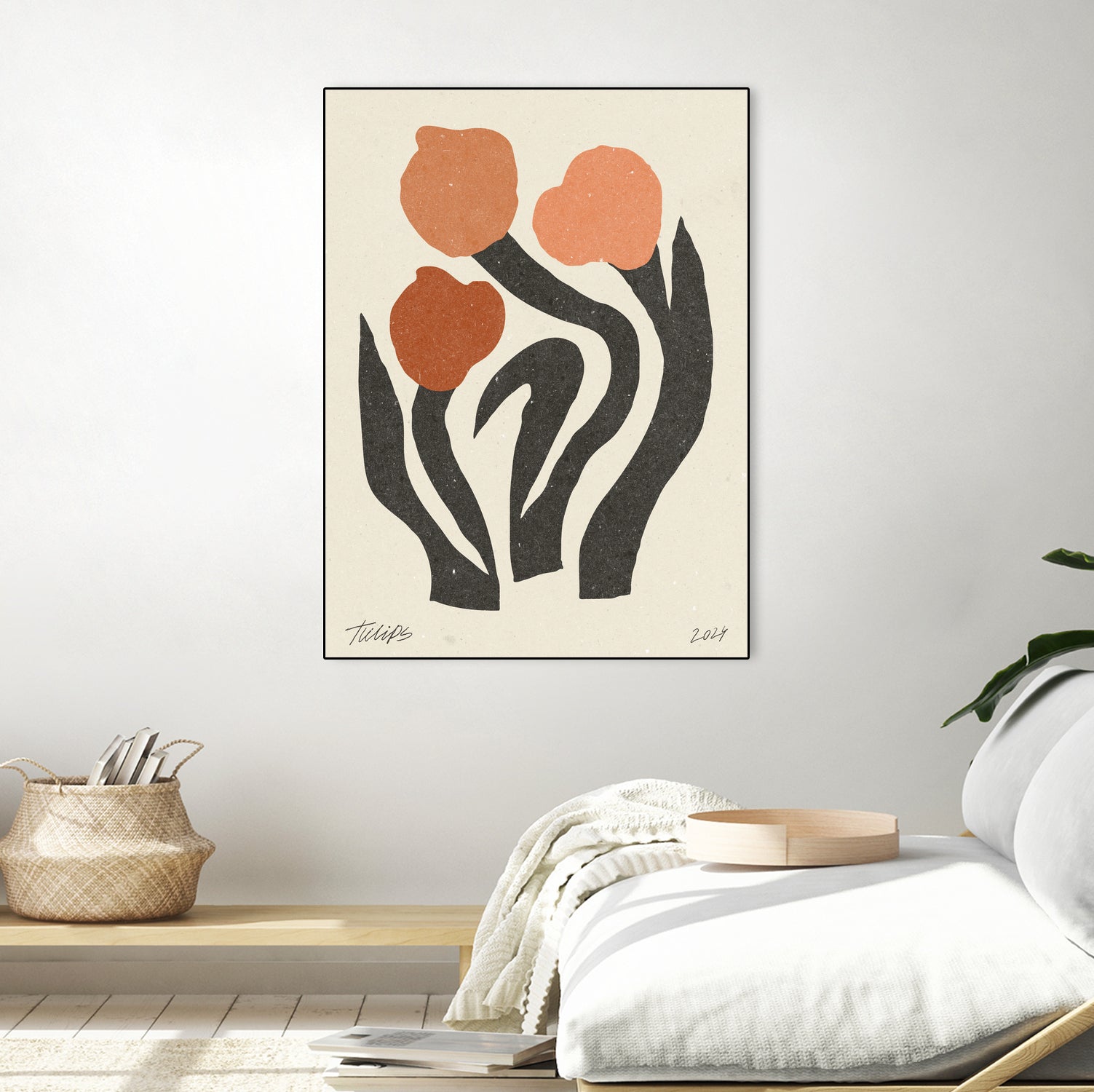 Modern Flower 02 by NKTN on GIANT ART - nktn flowers and plants nktn