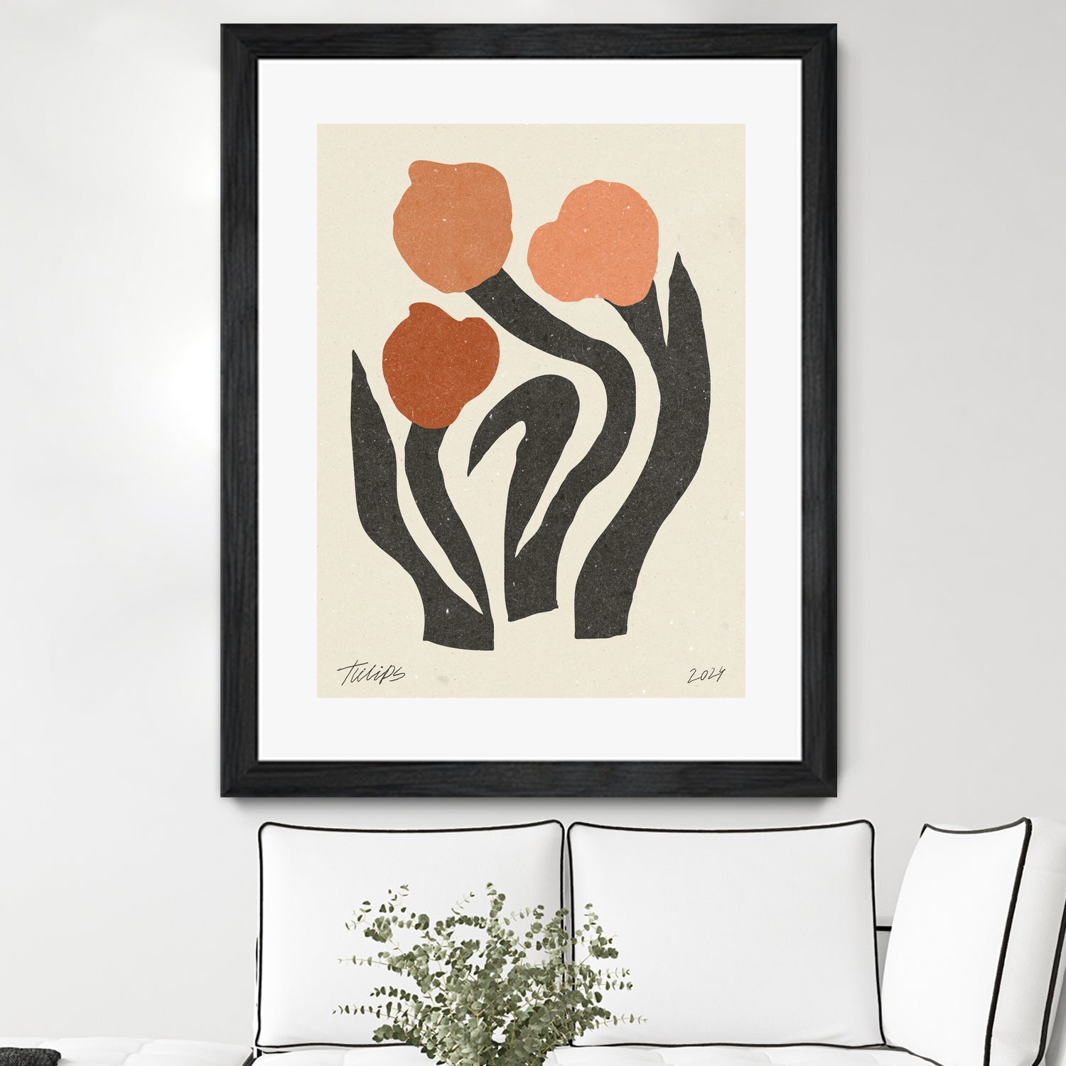 Modern Flower 02 by NKTN on GIANT ART - nktn flowers and plants nktn