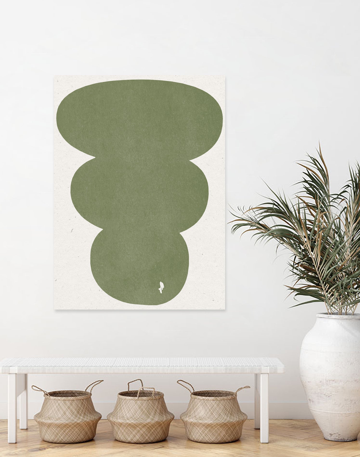Greenery Simple Retro Shapes by THE MIUUS STUDIO on GIANT ART - abstract abstract