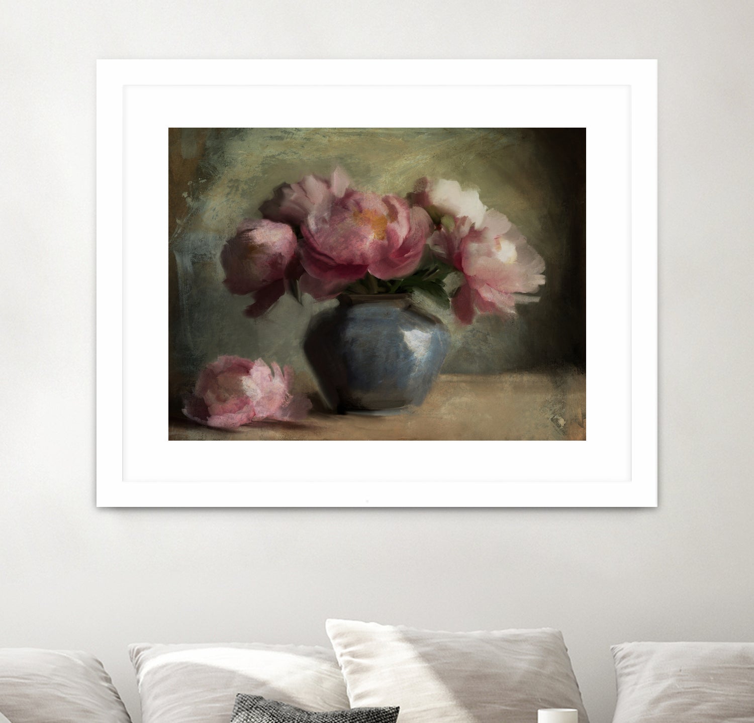 Pivoines En Rose by Dan Hobday on GIANT ART - flowers and plants dan hobday