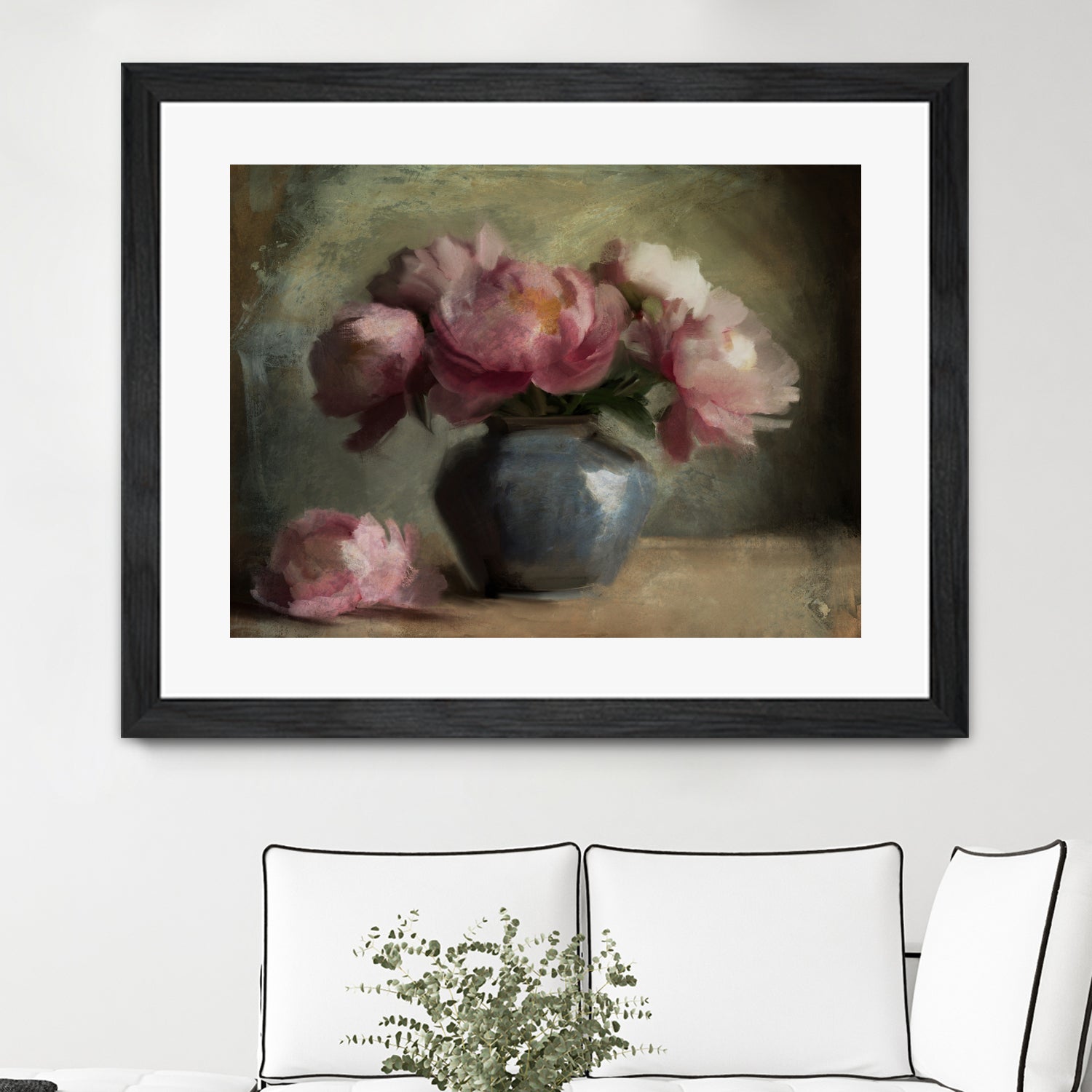 Pivoines En Rose by Dan Hobday on GIANT ART - flowers and plants dan hobday