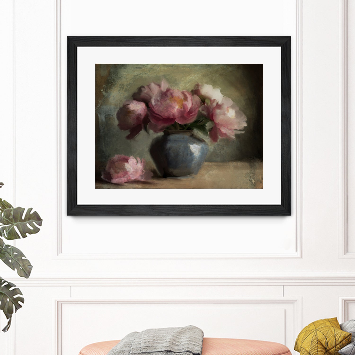Pivoines En Rose by Dan Hobday on GIANT ART - flowers and plants dan hobday
