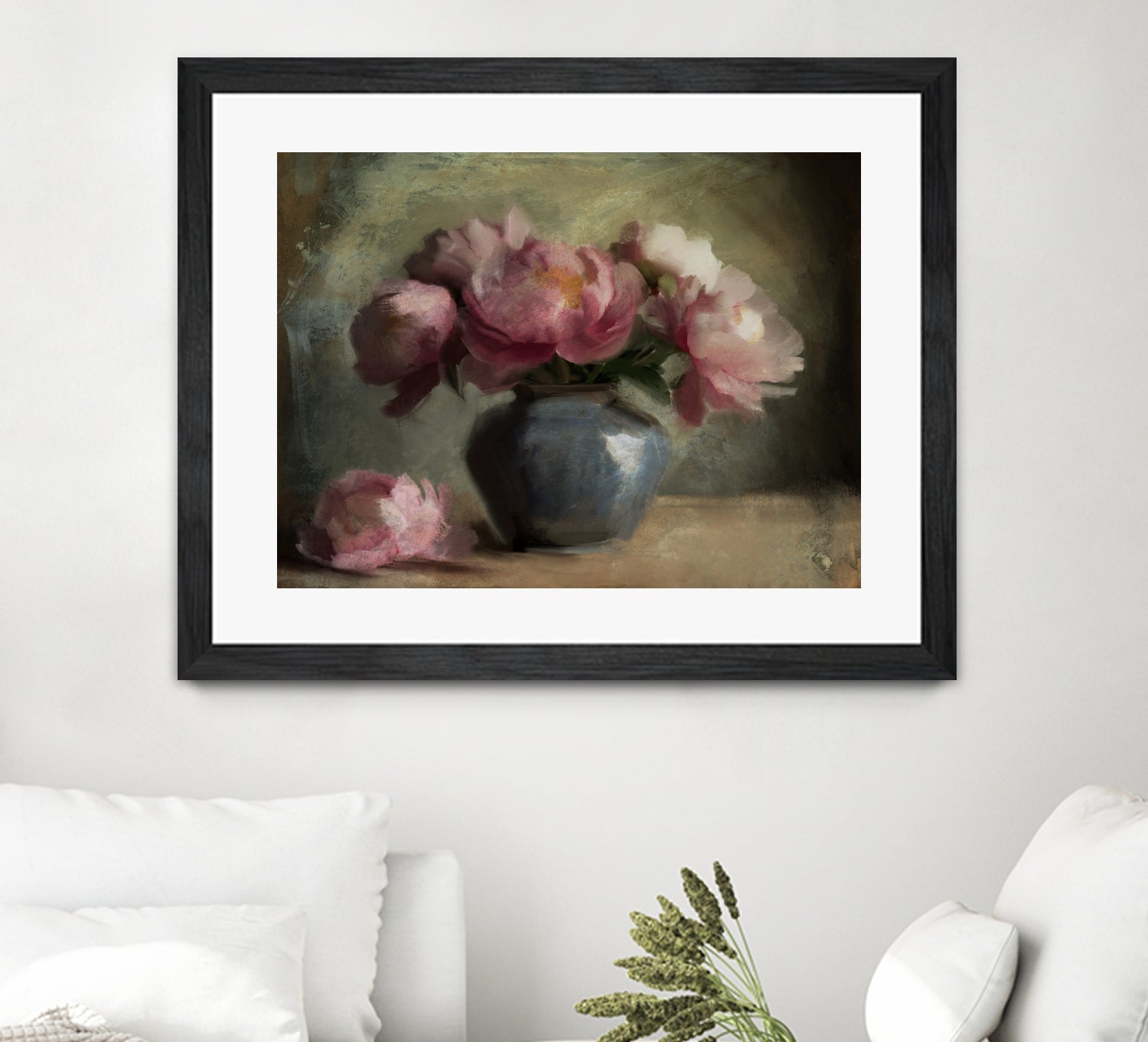 Pivoines En Rose by Dan Hobday on GIANT ART - flowers and plants dan hobday