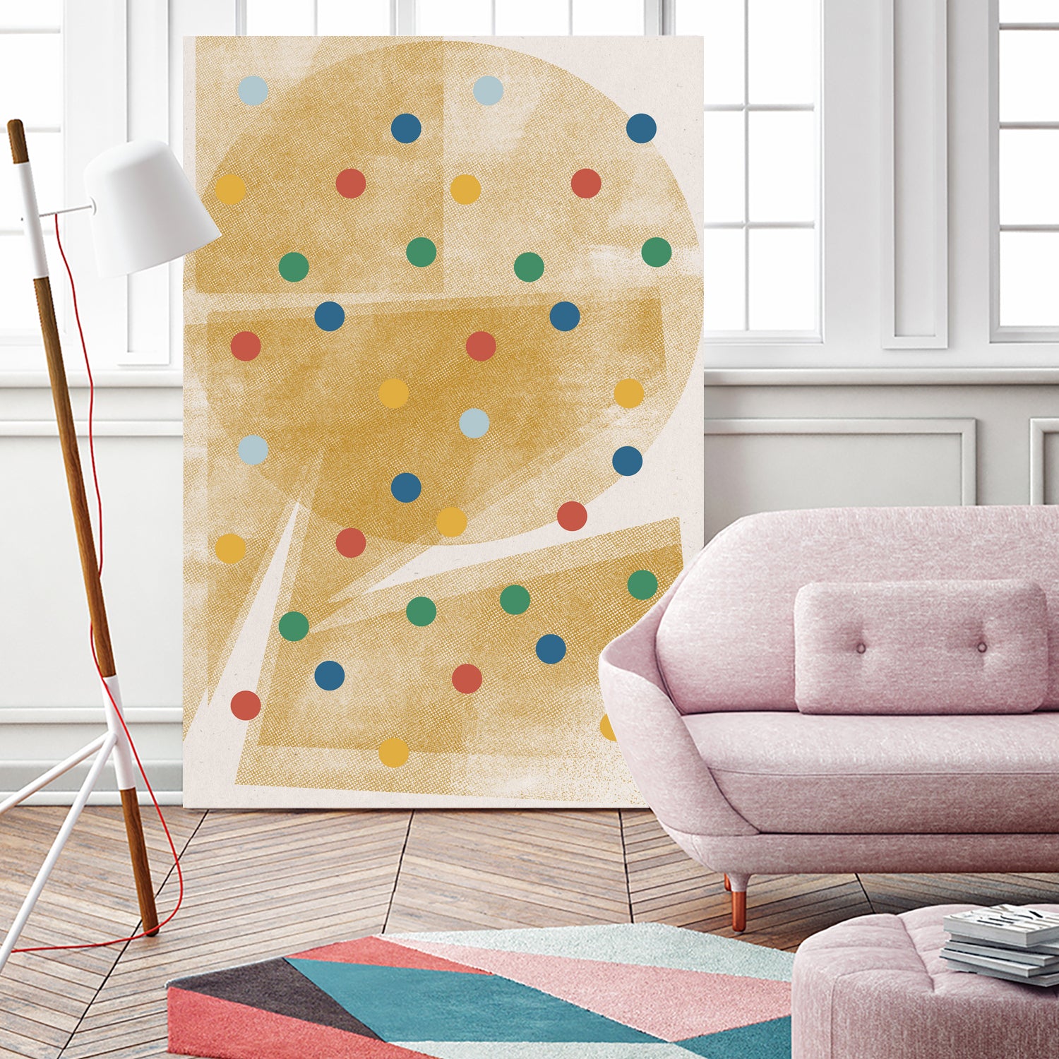 Paper Collage No.6 by The Miuus Studio on GIANT ART - beige watercolor neutral