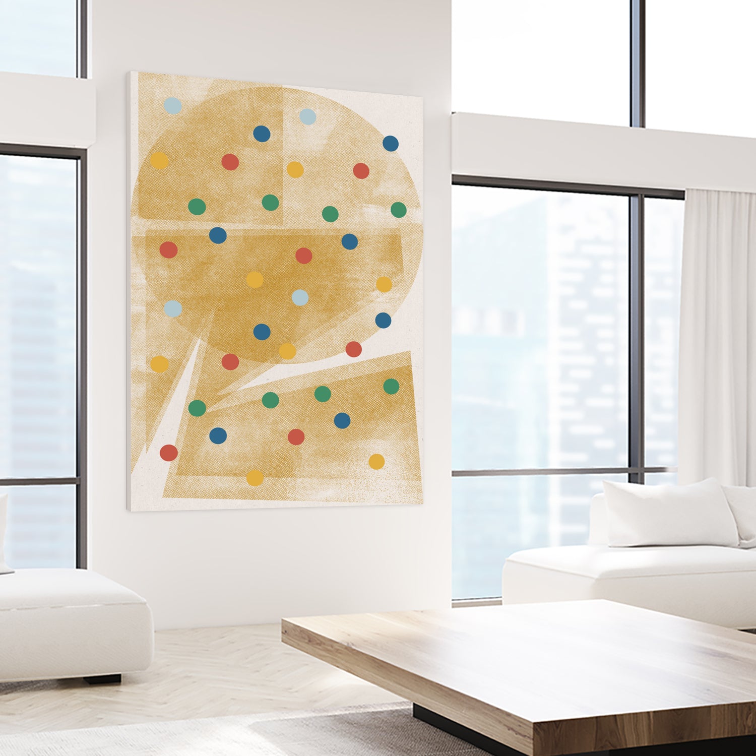 Paper Collage No.6 by The Miuus Studio on GIANT ART - beige watercolor neutral