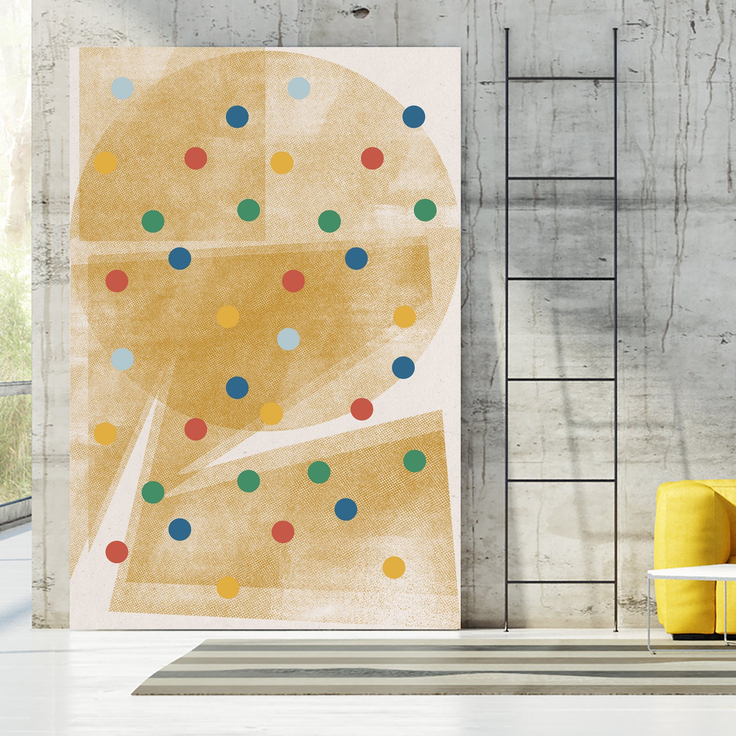 Paper Collage No.6 by The Miuus Studio on GIANT ART - beige watercolor neutral