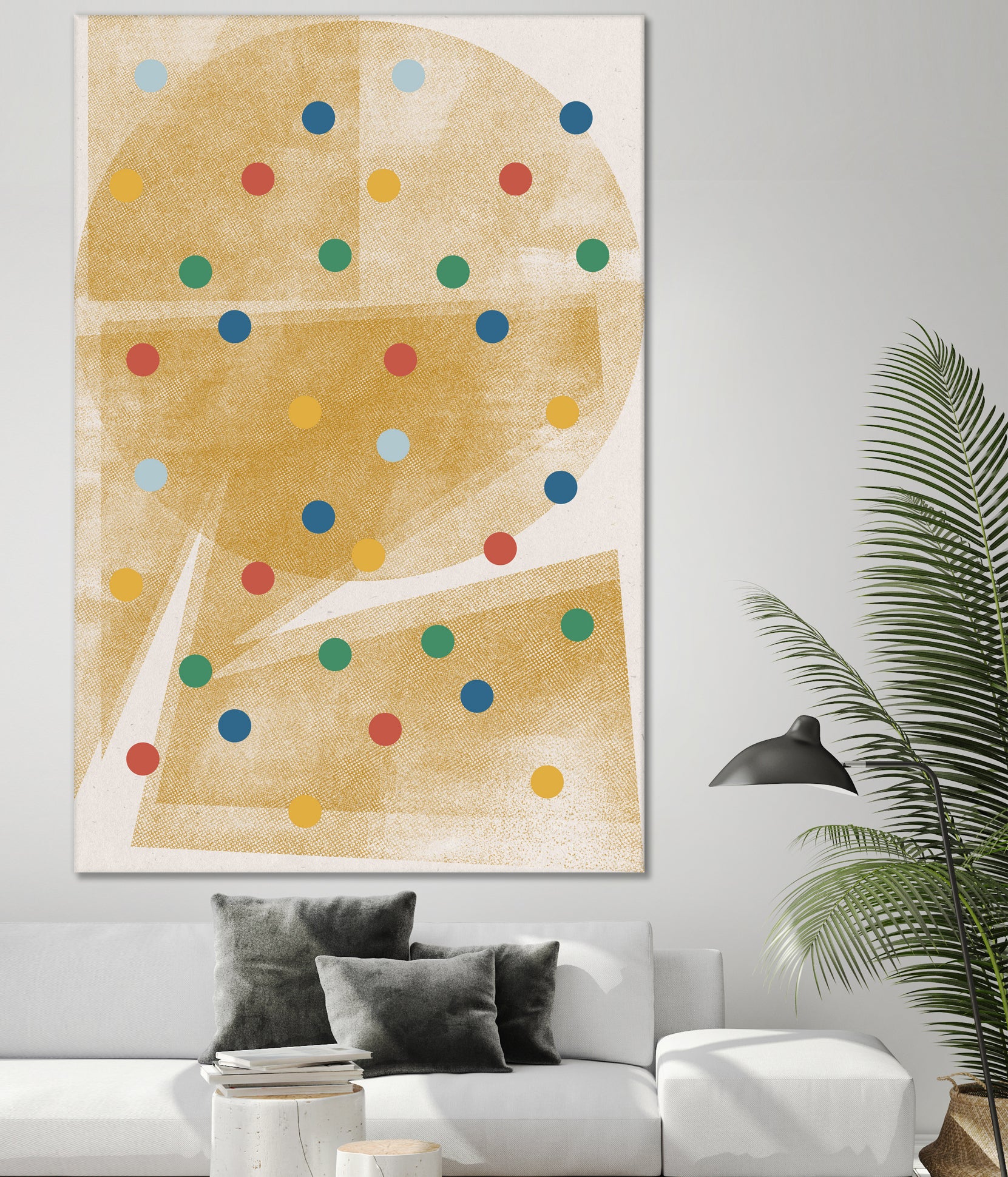 Paper Collage No.6 by The Miuus Studio on GIANT ART - beige watercolor neutral